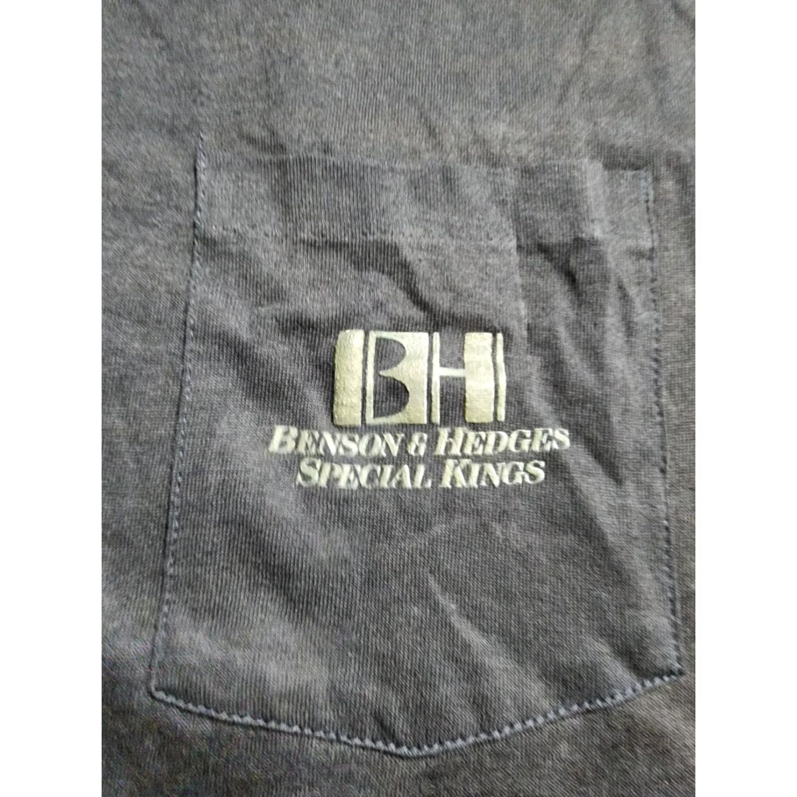 Vintage VINTAGE Mens XL Benson And Hedges Short Sleeve T Shirt Single Stitch Pocket T Size US XL / EU 56 / 4 - 3 Thumbnail