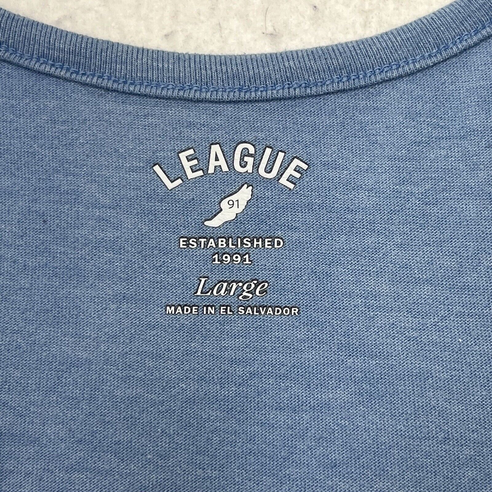 Other League Large Blue Tank Top Sunshine Mind Lake Burton Georgia Size L / US 10 / IT 46 - 3 Thumbnail