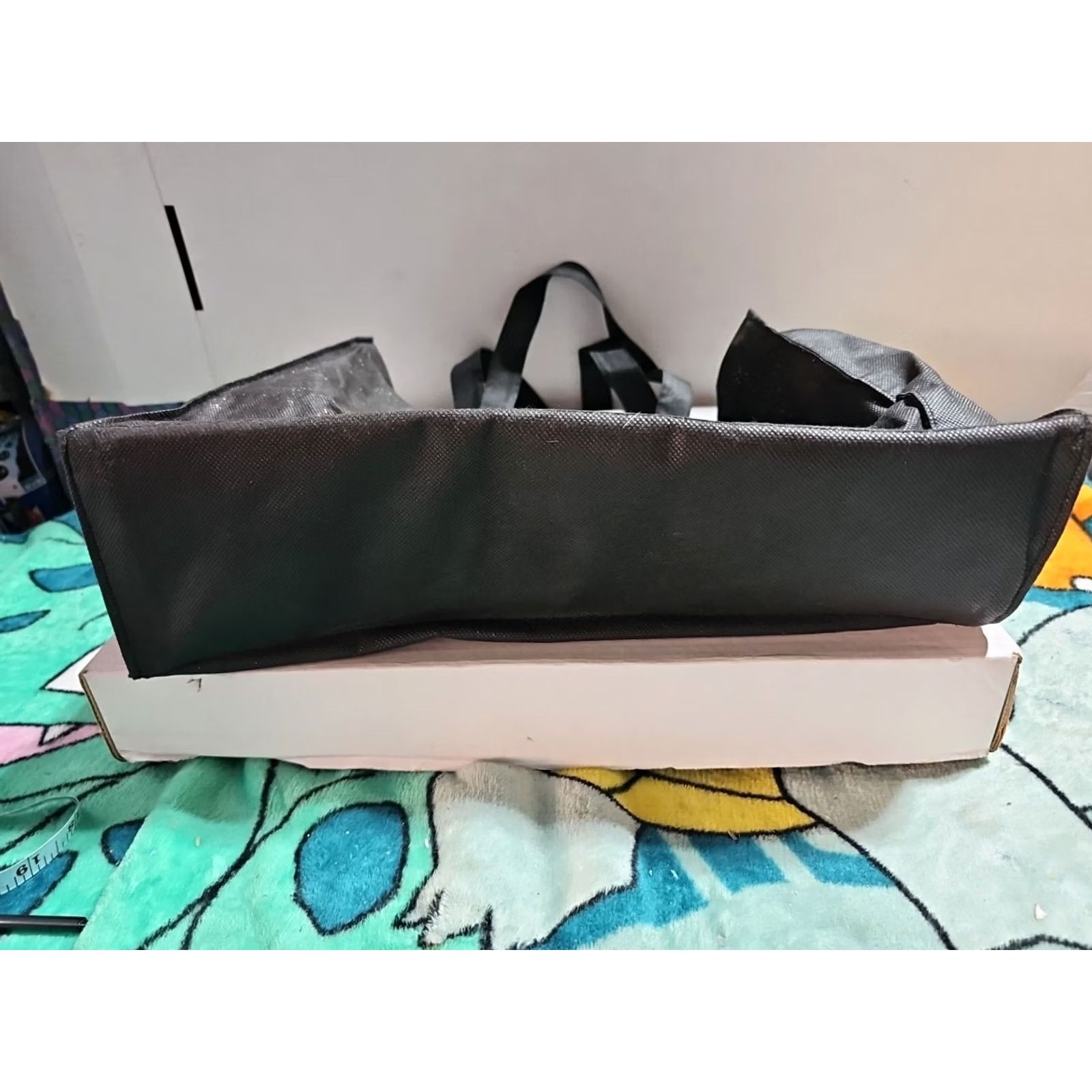 The Kooples The Kooples Paris MOONLIGHT Tote Bag Medium Black Lightweight ReUsuable Graphic Print Logo Womens Size ONE SIZE - 6 Thumbnail