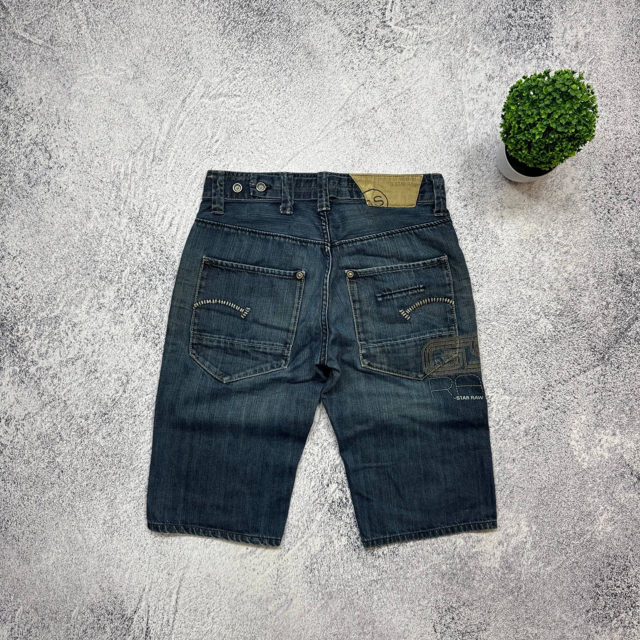 G-Star Vintage G-Star Raw Denim Baggy Y2K Jeans Short Mens Sz 32 Size US 32 / EU 48 - 1 Thumbnail