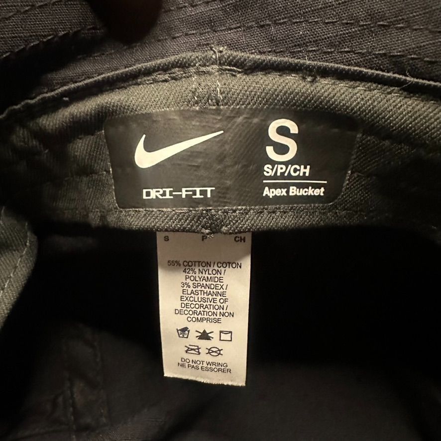 Nike Nike Dri-FIT Apex Bucket Hat NWT Size Small (Black) Unisex Size ONE SIZE - 5 Thumbnail