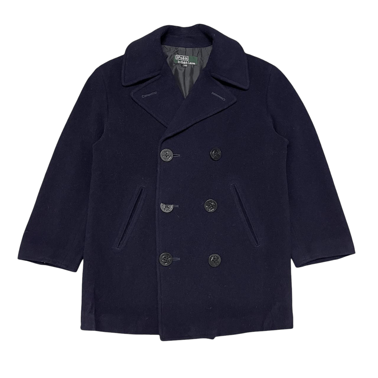 Polo Ralph Lauren Vintage Polo Ralph Lauren Wool Peacoat Size US S / EU 44-46 / 1 - 1 Thumbnail