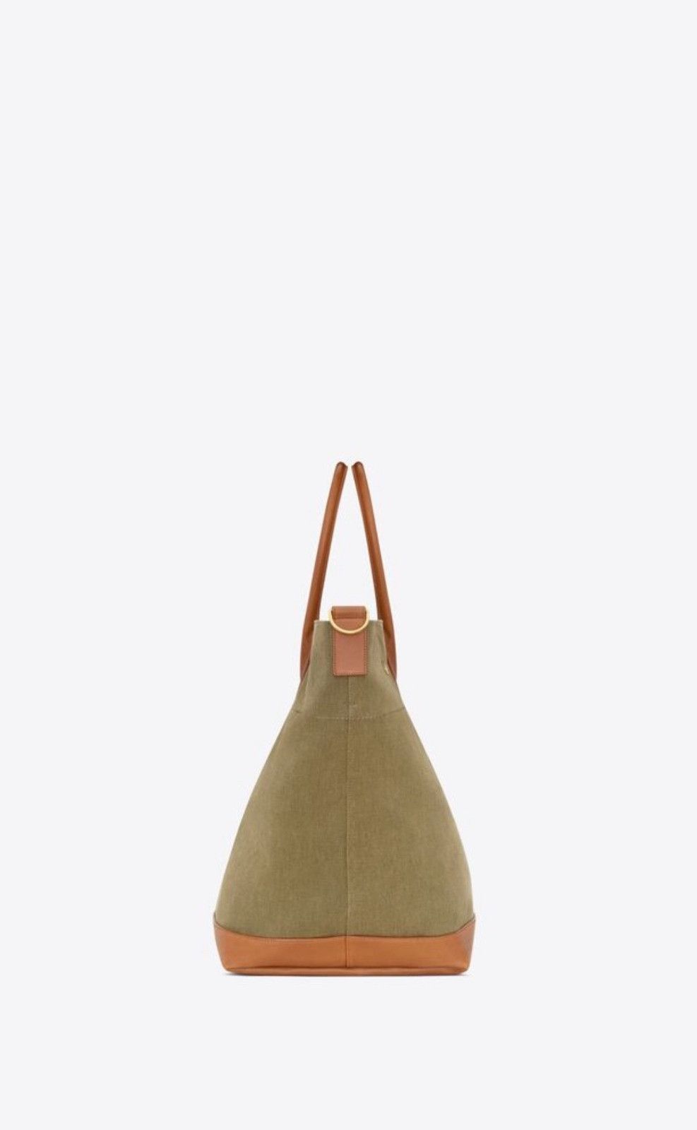 Saint Laurent Paris o1b1hav110824 Size: OS/ Maxi Shopping Bag in Green/Brown Size ONE SIZE - 4 Thumbnail
