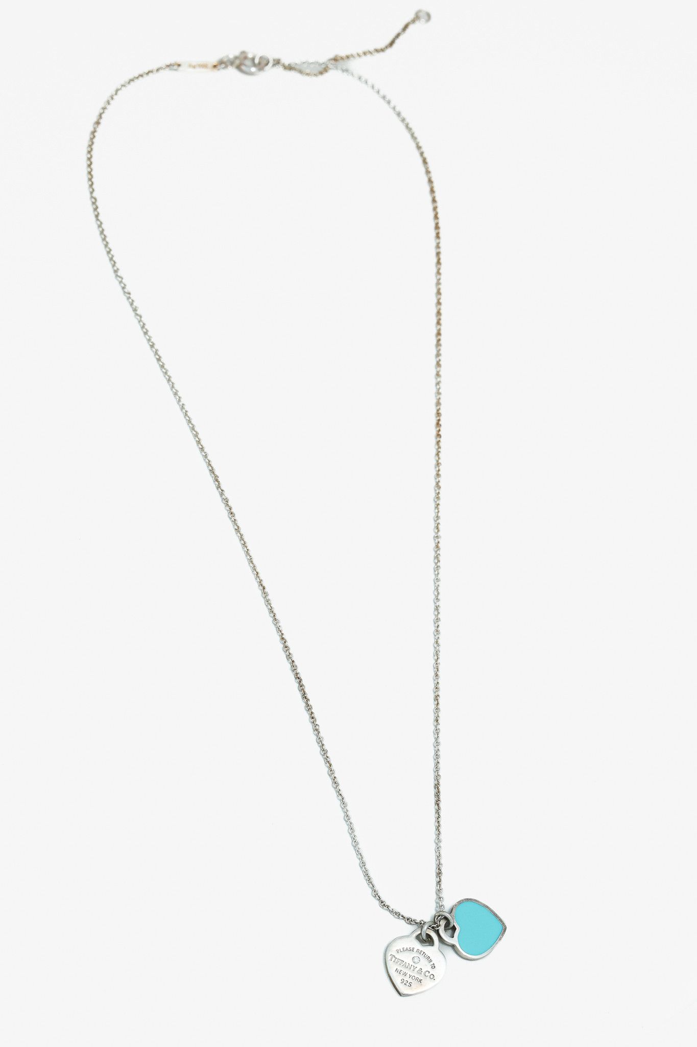 Tiffany & Co. Tiffany & Co. Return To Tiffany Twin Hearts Silver Necklace Size ONE SIZE - 2 Thumbnail