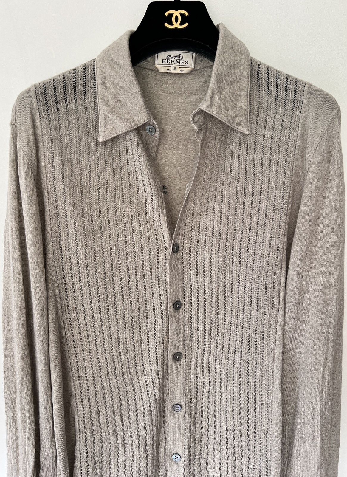 Hermes Hermes linen shirt Size US M / EU 48-50 / 2 - 2 Thumbnail