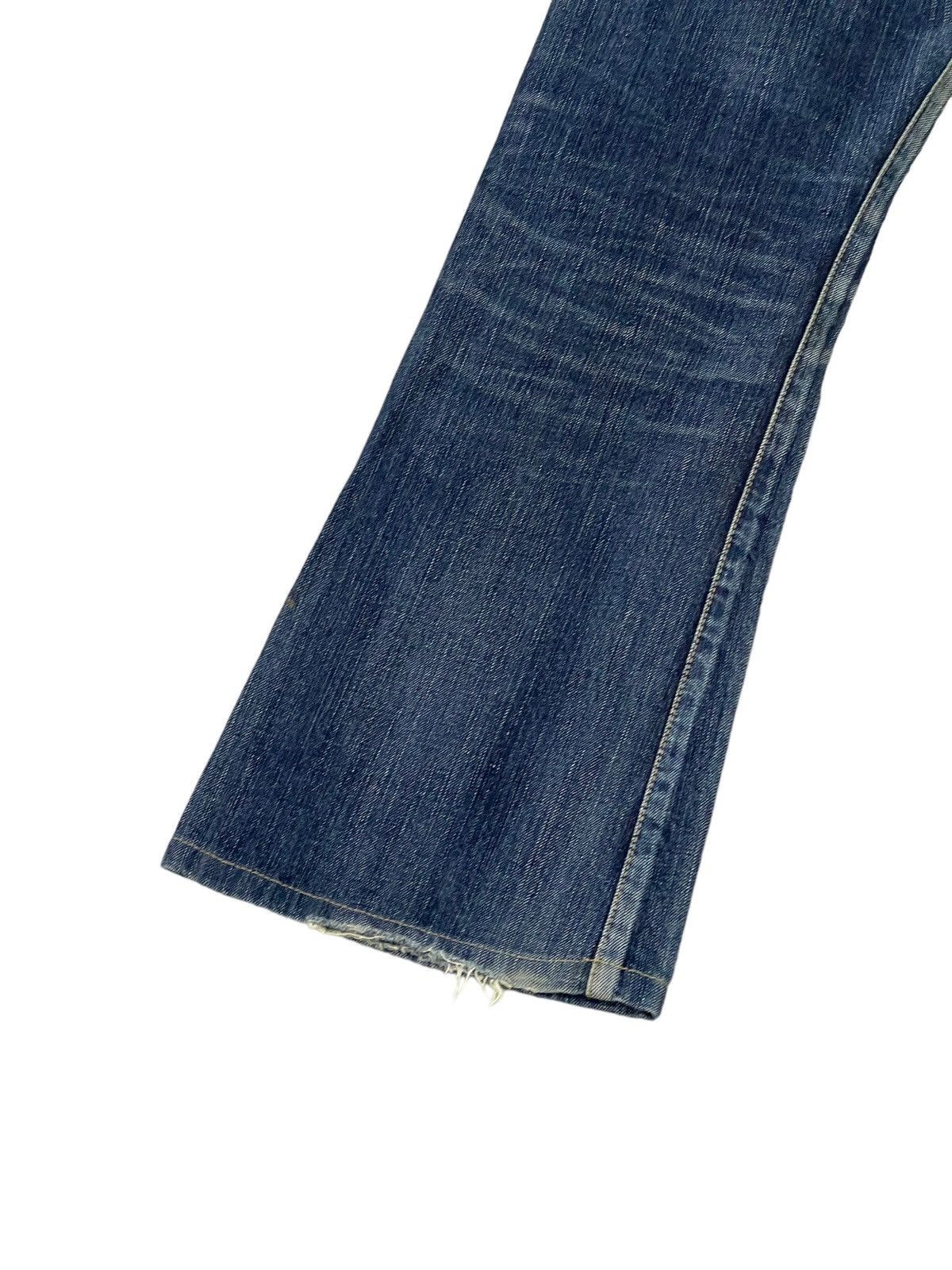 Edwin Flare Jeans Edwin Japan Faded Distress Boot Cut 7🟦9 Size US 32 / EU 48 - 15 Thumbnail