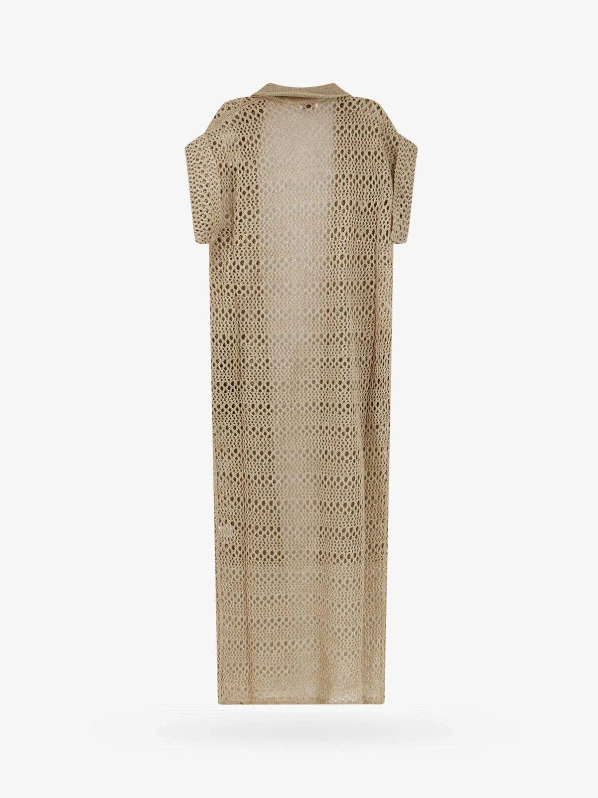 Brunello Cucinelli o1y0725 Cardigan in Sand Size XS / US 0-2 / IT 36-38 - 2 Thumbnail