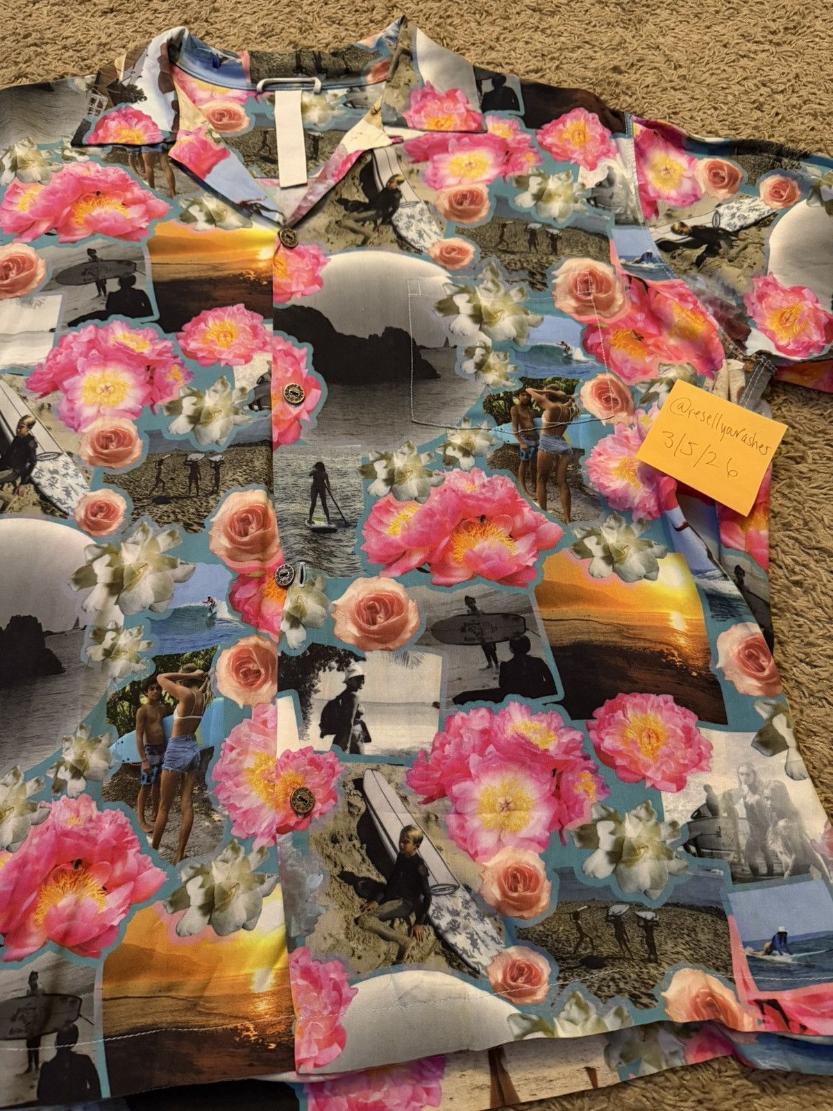 Chrome Hearts Hawaiian floral button up short sleeve shirt Size US XXL / EU 58 / 5 - 2 Thumbnail