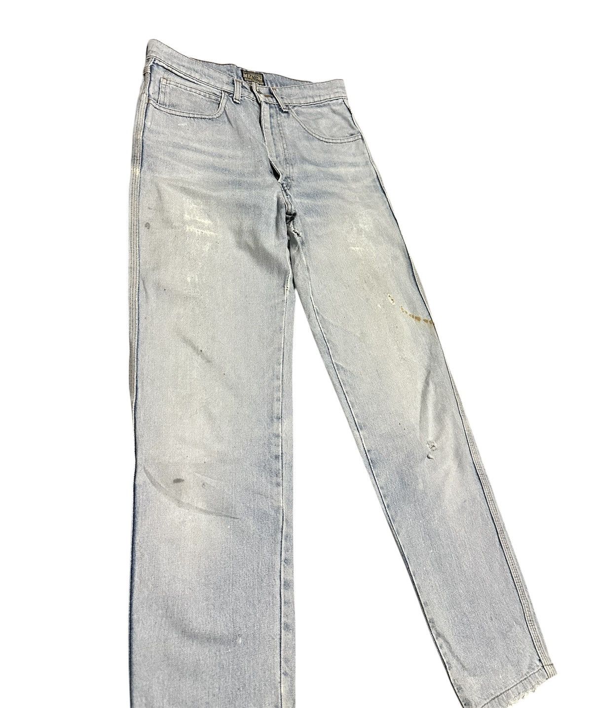 Levi's Vintage 90s Levis 636 Big E Silver Tab Tapered Leg Jeans Size US 28 / EU 44 - 2 Thumbnail
