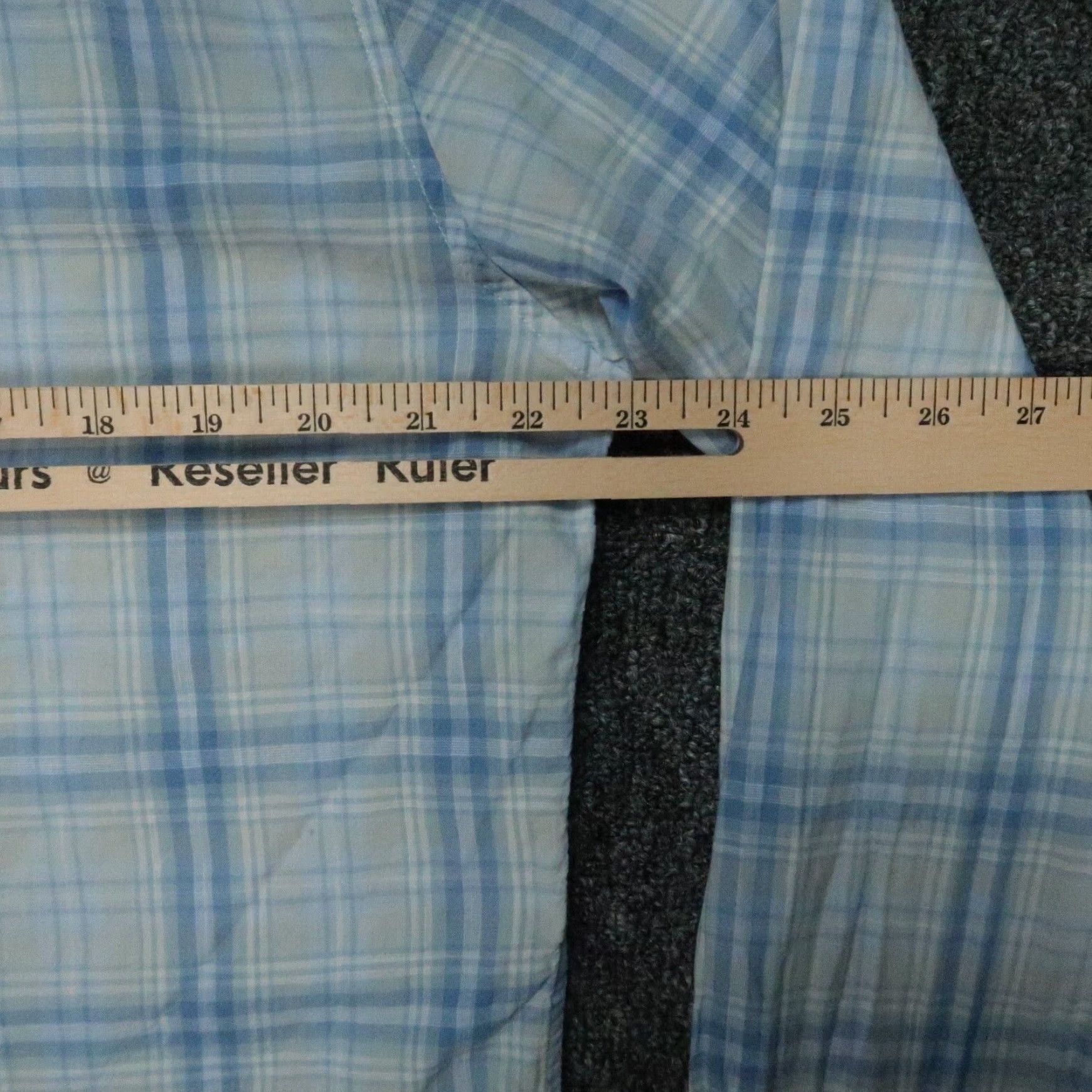 Frank & Eileen Frank & Eileen Blue Plaid Long Sleeve Button Up Shirt Mens Medium Size US M / EU 48-50 / 2 - 6 Thumbnail