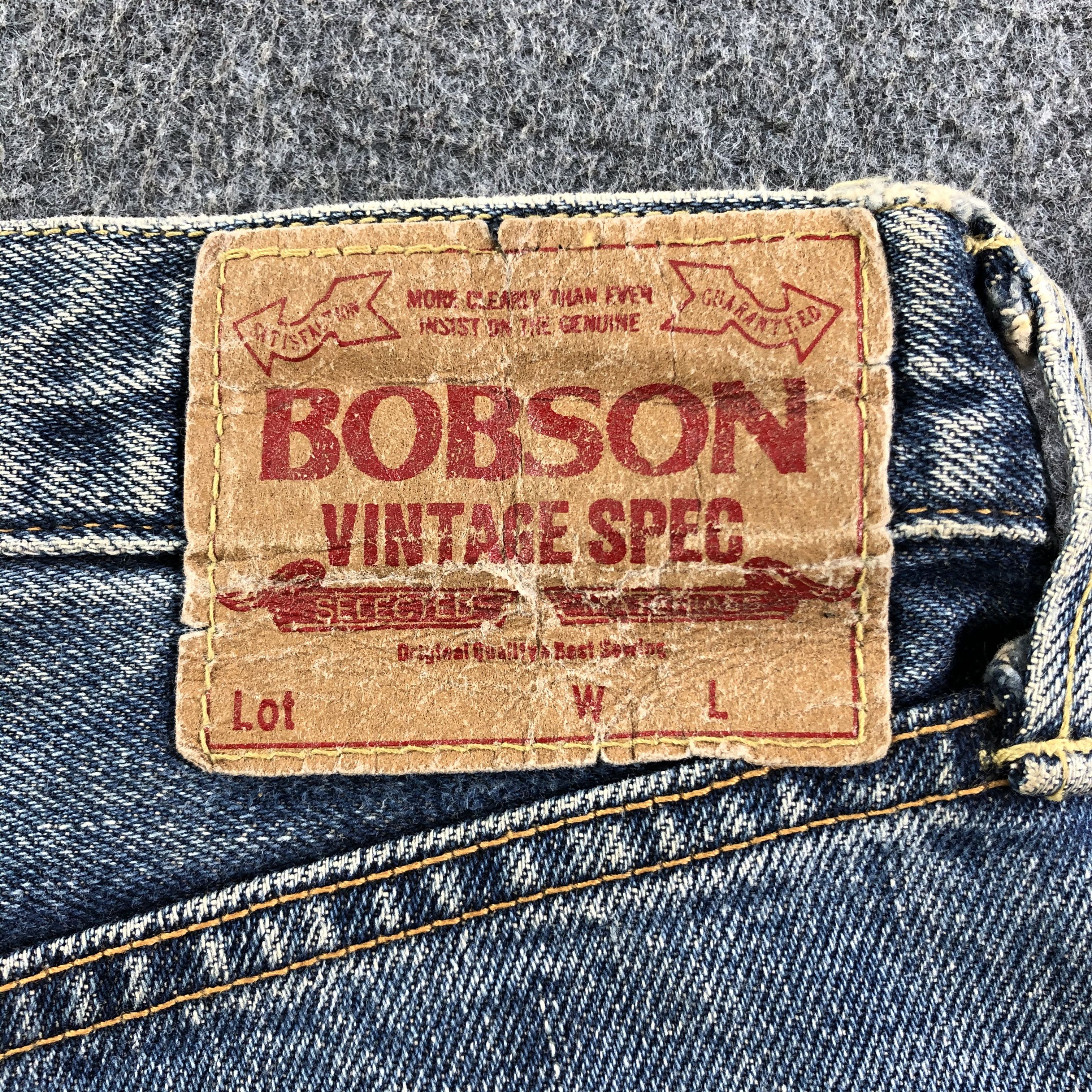 Japanese Brand Vintage Bobson Selvedge Jeans Faded Blue Denim -J2834 Size US 26 / EU 42 - 5 Thumbnail