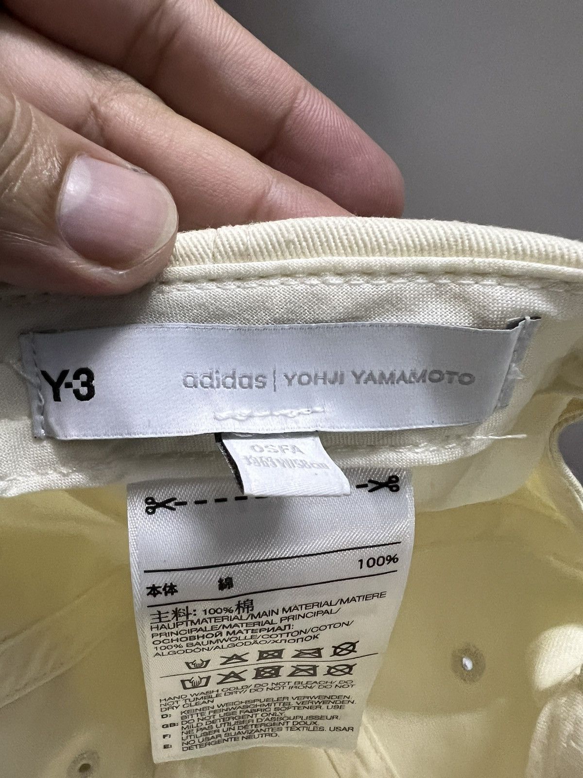 Adidas × Designer × Yohji Yamamoto ADIDAS X YOHJIYAMAMOTO Y-3 CAP RARE Size ONE SIZE - 7 Thumbnail