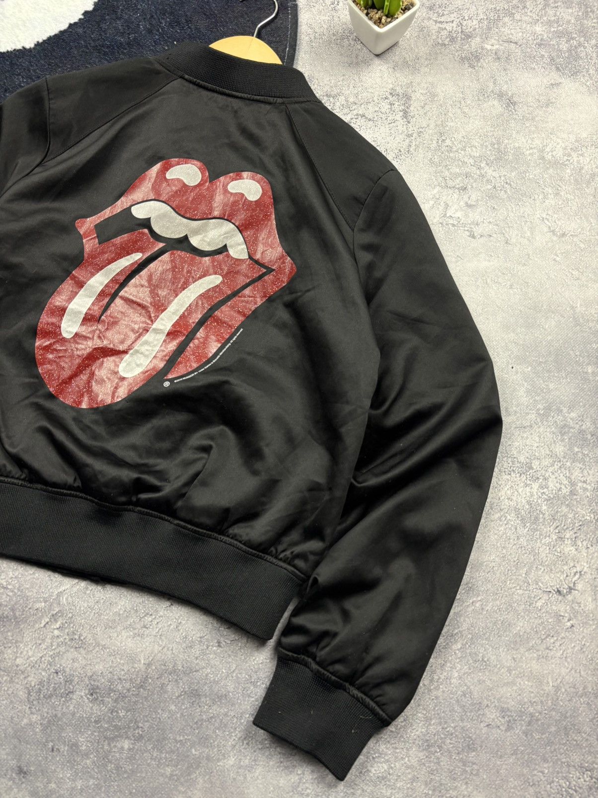 The Rolling Stones THE ROLLING STONES Hype Big Logo Bomber Jacket Streetwear Size S / US 4 / IT 40 - 2 Thumbnail