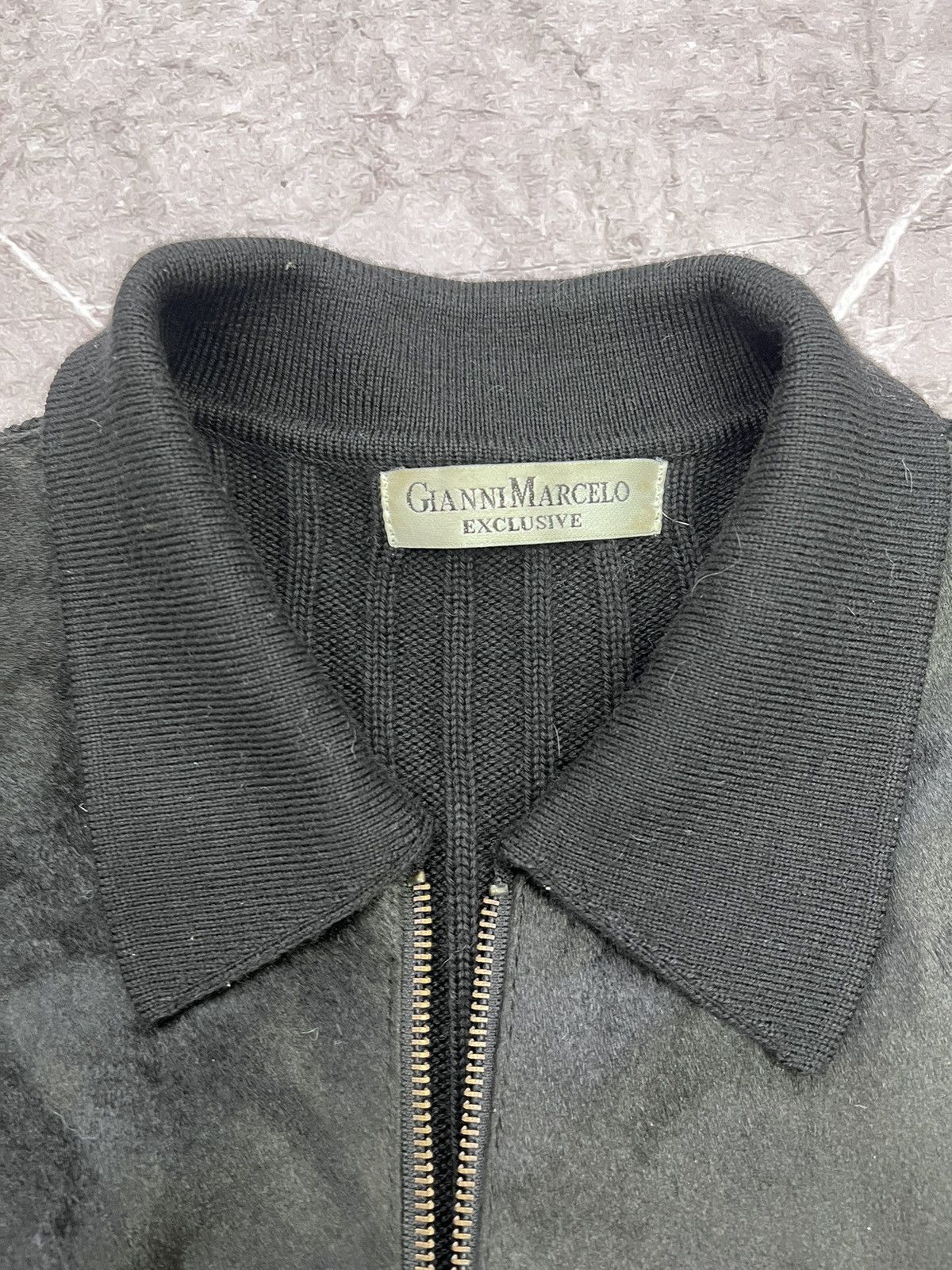 Hysteric Glamour × If Six Was Nine × Le Grande Bleu (L.G.B.) Archive Punk Grunge LEATHER ZIP JACKET stitching Size US L / EU 52-54 / 3 - 5 Thumbnail