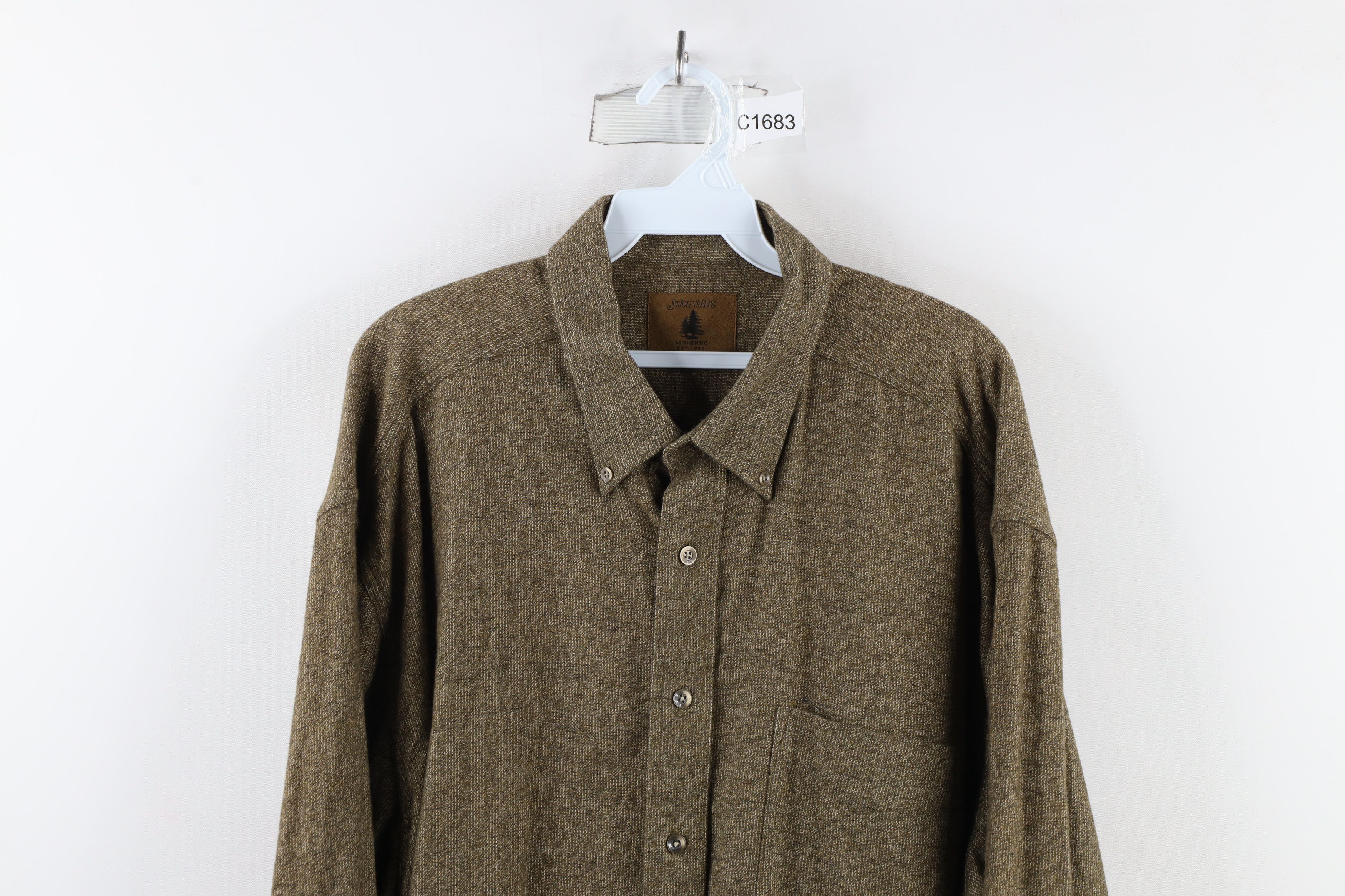 Vintage Vintage 90s Streetwear Collared Button Down Shirt Cotton Size US XL / EU 56 / 4 - 2 Thumbnail