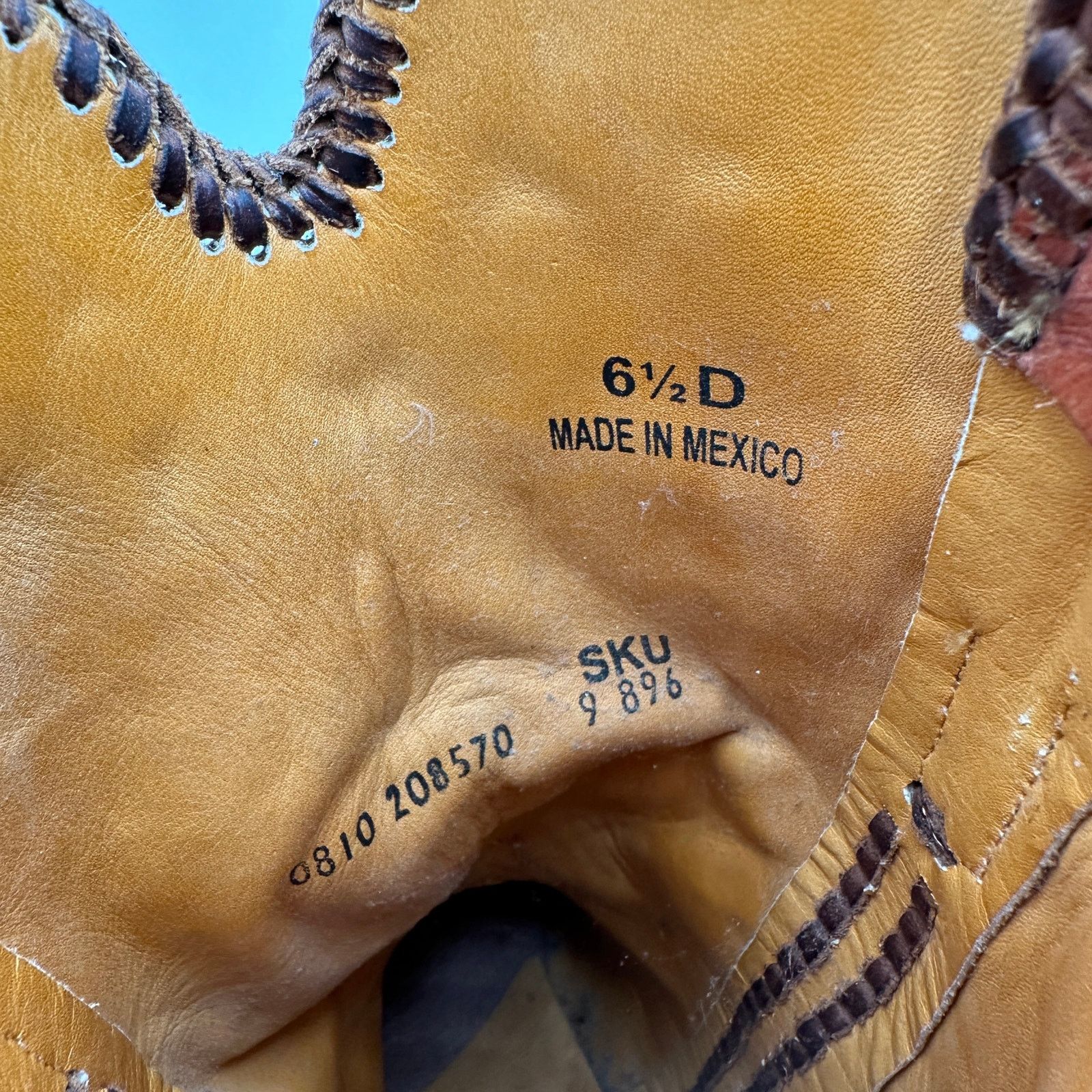 Old Gringo Old Gringo Mens Boots Tooled Size 6.5 D Made in Mexico Size US 6 / EU 39 - 7 Thumbnail