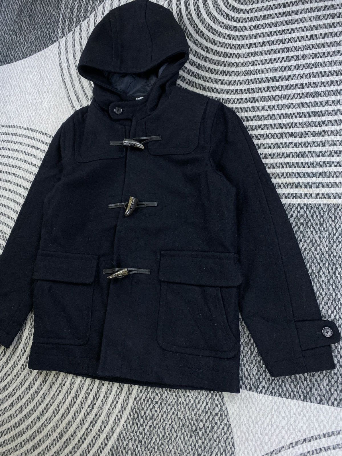Beams Plus Vintage Beams Japan Duffle Coat Wool Jacket Size US M / EU 48-50 / 2 - 4 Thumbnail