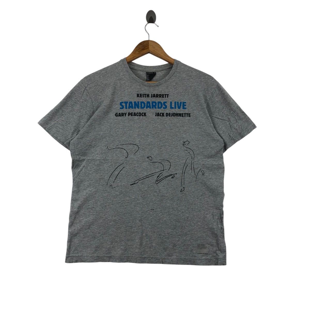 Vintage ECM Records Tee Shirt Keith Jarrett Gary Peacock