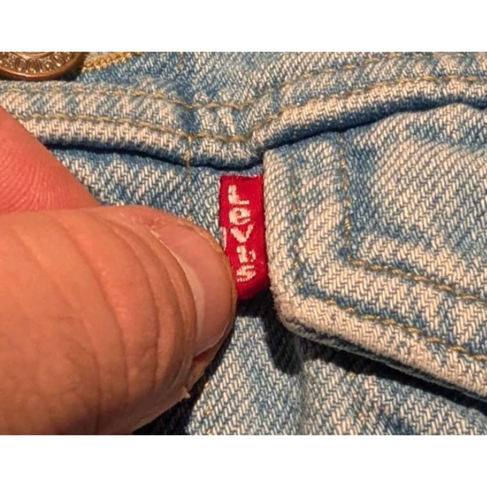 Levi's Levi's Ex-Boyfriend Trucker Jacket Womens Small Blue Distressed Denim Casual Biker Size S / US 4 / IT 40 - 7 Thumbnail