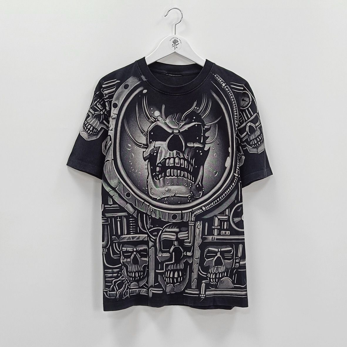 Liquid Blue 90s Mecha Skull All Over Print Tshirt Size US L / EU 52-54 / 3 - 1 Thumbnail