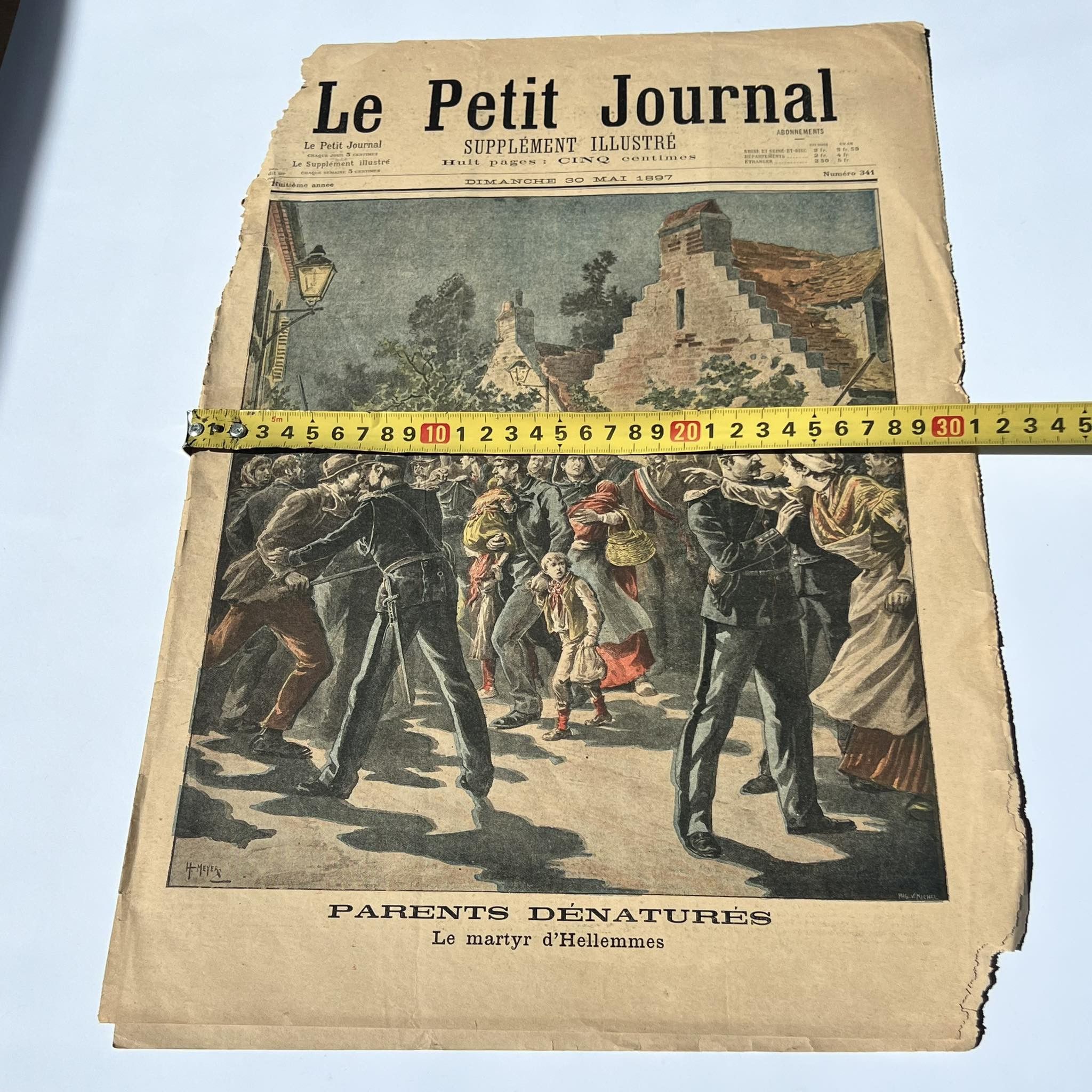Other 1897 Le Petit Journal Paper Newspaper France number 341 Size ONE SIZE - 2 Thumbnail