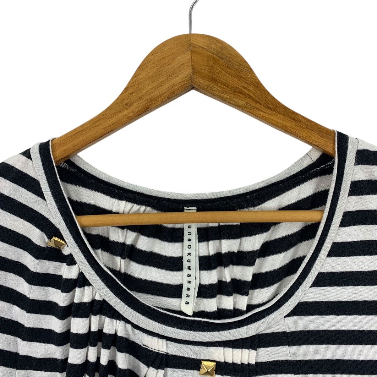Designer × Issey Miyake SUNAOKUWAHARA stripe women sleeve less dress Size M / US 6-8 / IT 42-44 - 7 Thumbnail