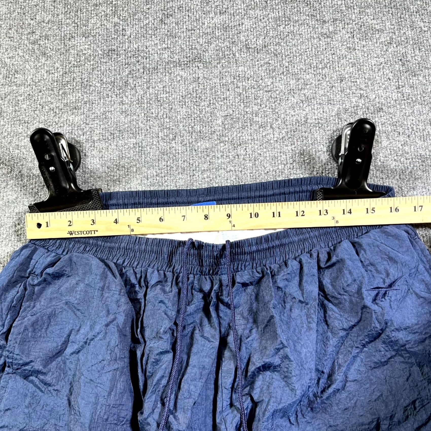 Reebok VINTAGE Reebok Jogger Pants Mens XL Navy Blue Ankle Zip Performance Athletic 90s Size US 36 / EU 52 - 7 Thumbnail