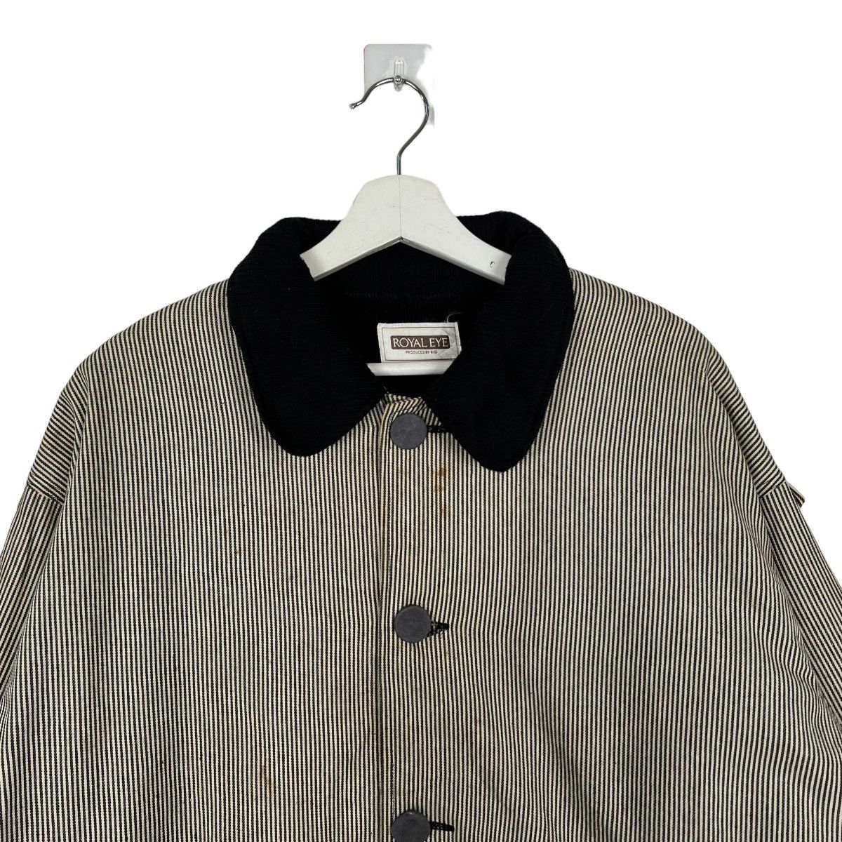 Issey Miyake 🔥 RIO ROYAL EYE HIKORY STRIPE CHORE JACKET Size US L / EU 52-54 / 3 - 3 Thumbnail