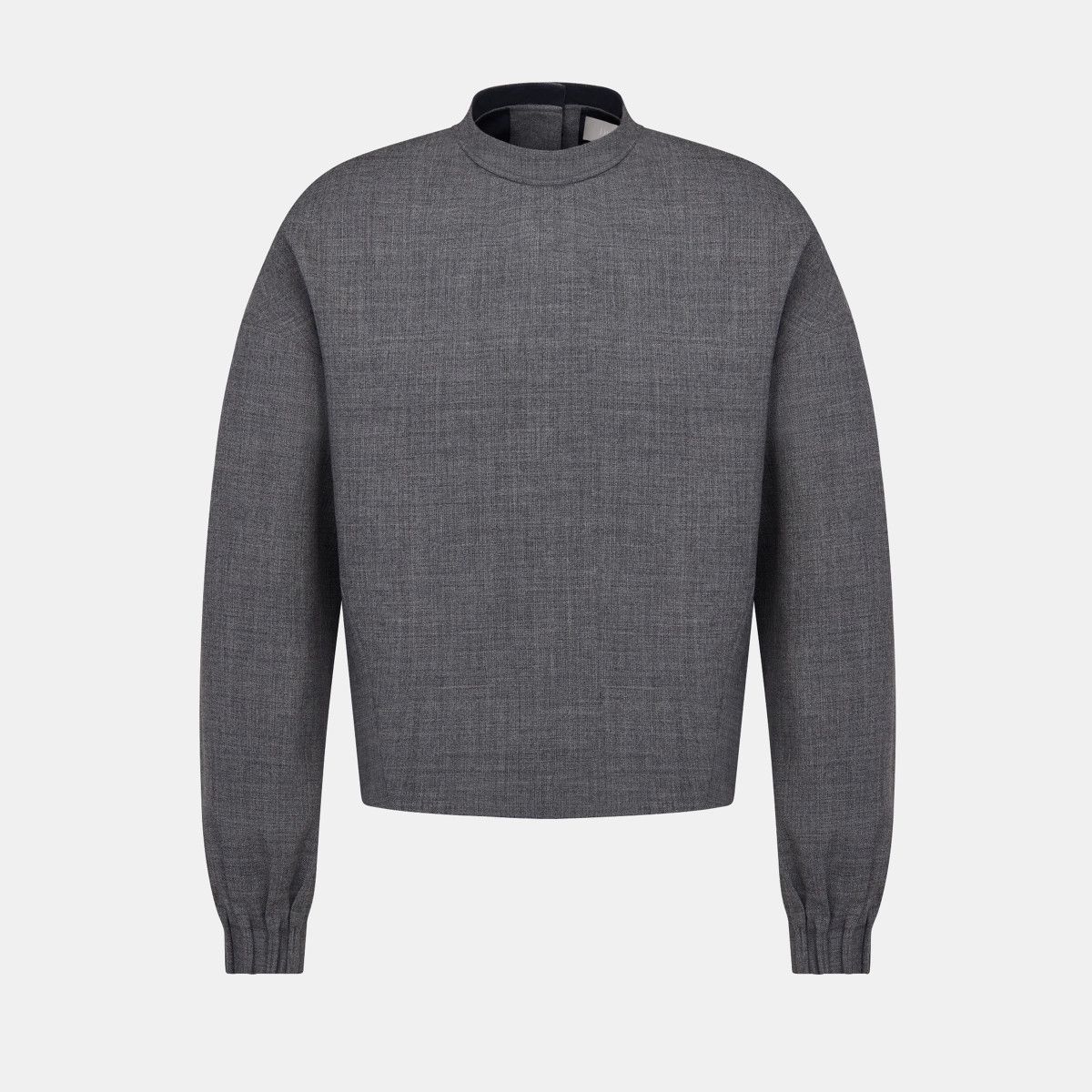 Dior o1bcso1str1224 Stand Collar Top in Anthracite Grey Size US L / EU 52-54 / 3 - 1 Thumbnail