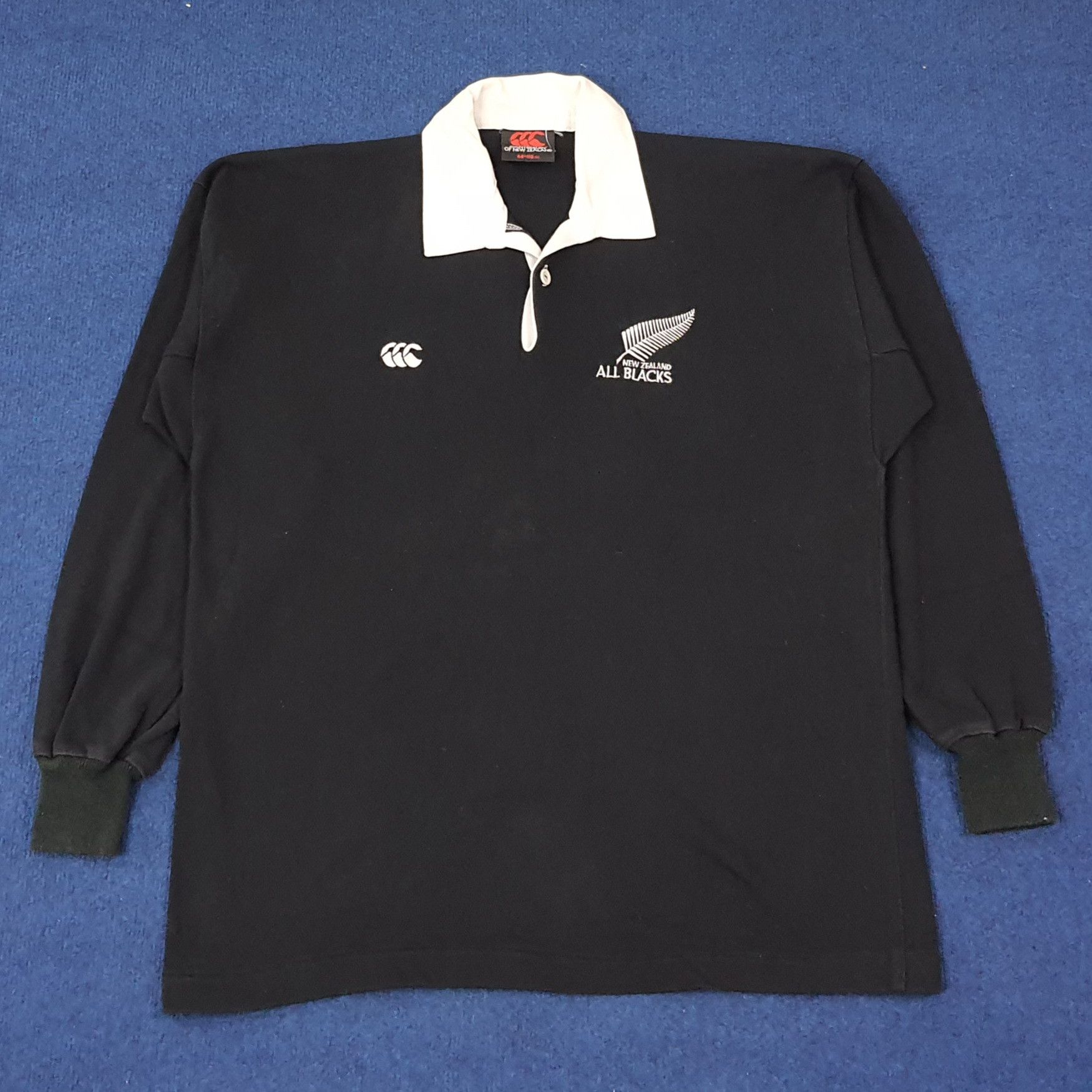 All Blacks Vintage Canterbury of New Zealand Rugby Union Polo C239N64 Size US L / EU 52-54 / 3 - 1 Thumbnail