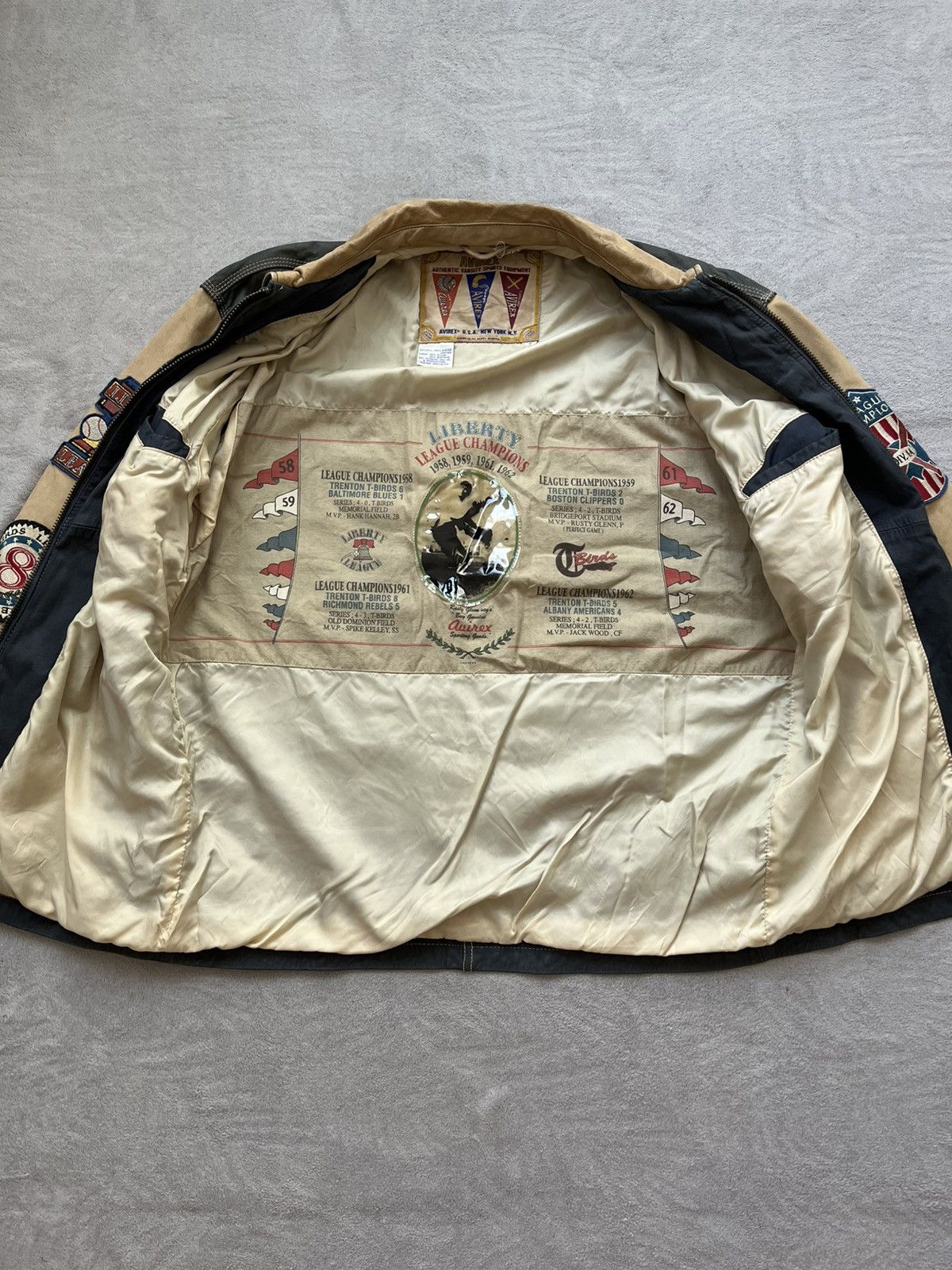 Avirex Authentic Vintage Avirex Varsity Jacket – “Trenton T-Birds” Size US S / EU 44-46 / 1 - 7 Thumbnail