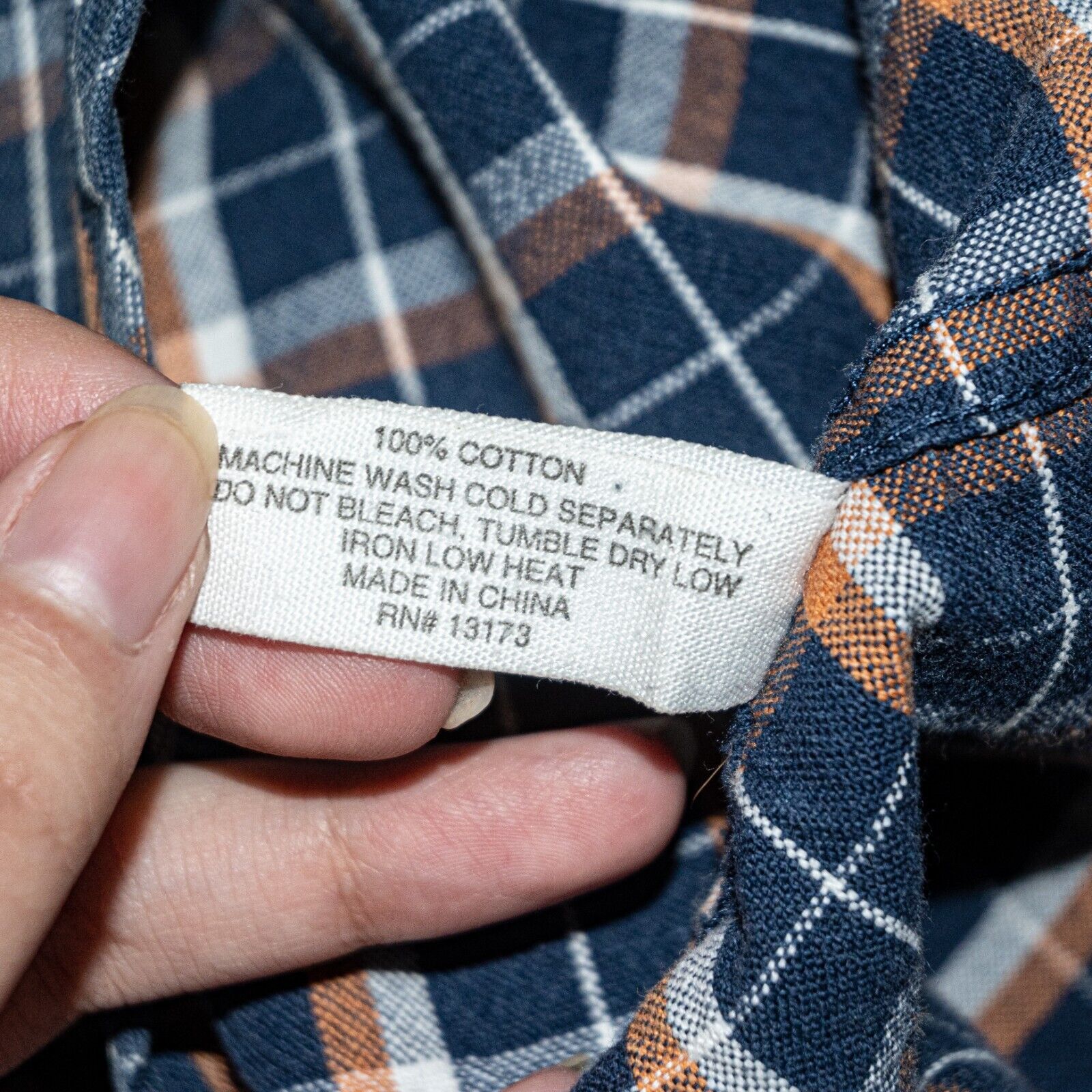 Saturdays NYC SATURDAYS Surf NYC Men's Button Down Shirt Blue Orange Plaid Size US S / EU 44-46 / 1 - 6 Thumbnail