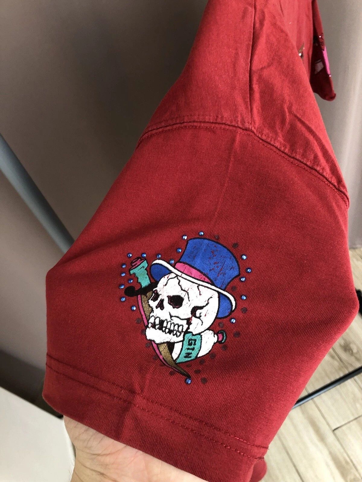 Ed Hardy Ed Hardy Los Angeles Big Logo Skulls T-Shirt Mens Size M/L Size US L / EU 52-54 / 3 - 7 Thumbnail