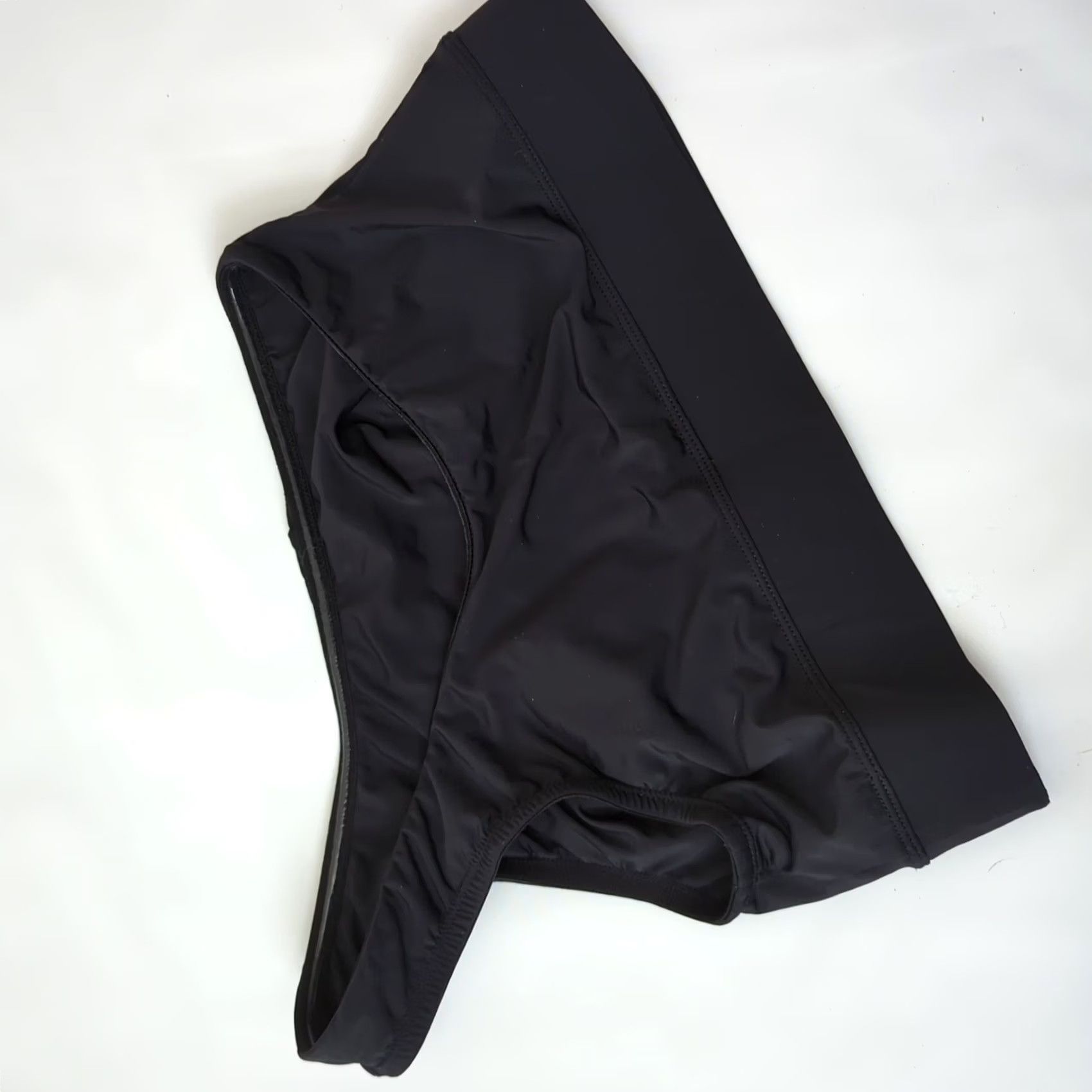 Vintage VINTAGE Parade One Shoulder Strap Black Bra Size 2 Wireless Comfort Loungewear EUC Size ONE SIZE - 3 Thumbnail