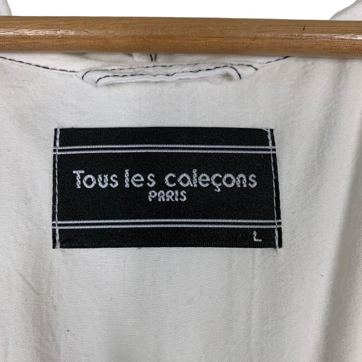 Japanese Brand Tous les Calecons Big Logo Light Hooded Jacket #1426-C64 Size US L / EU 52-54 / 3 - 17 Thumbnail