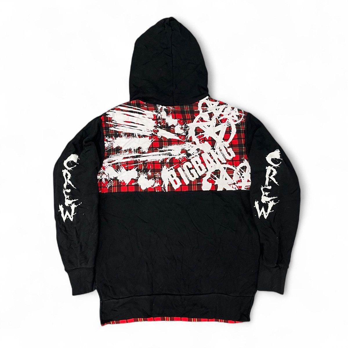 If Six Was Nine Punk Patchwork Hoodie – BIGBANG Crew Style Japan Fit Size US M / EU 48-50 / 2 - 2 Thumbnail