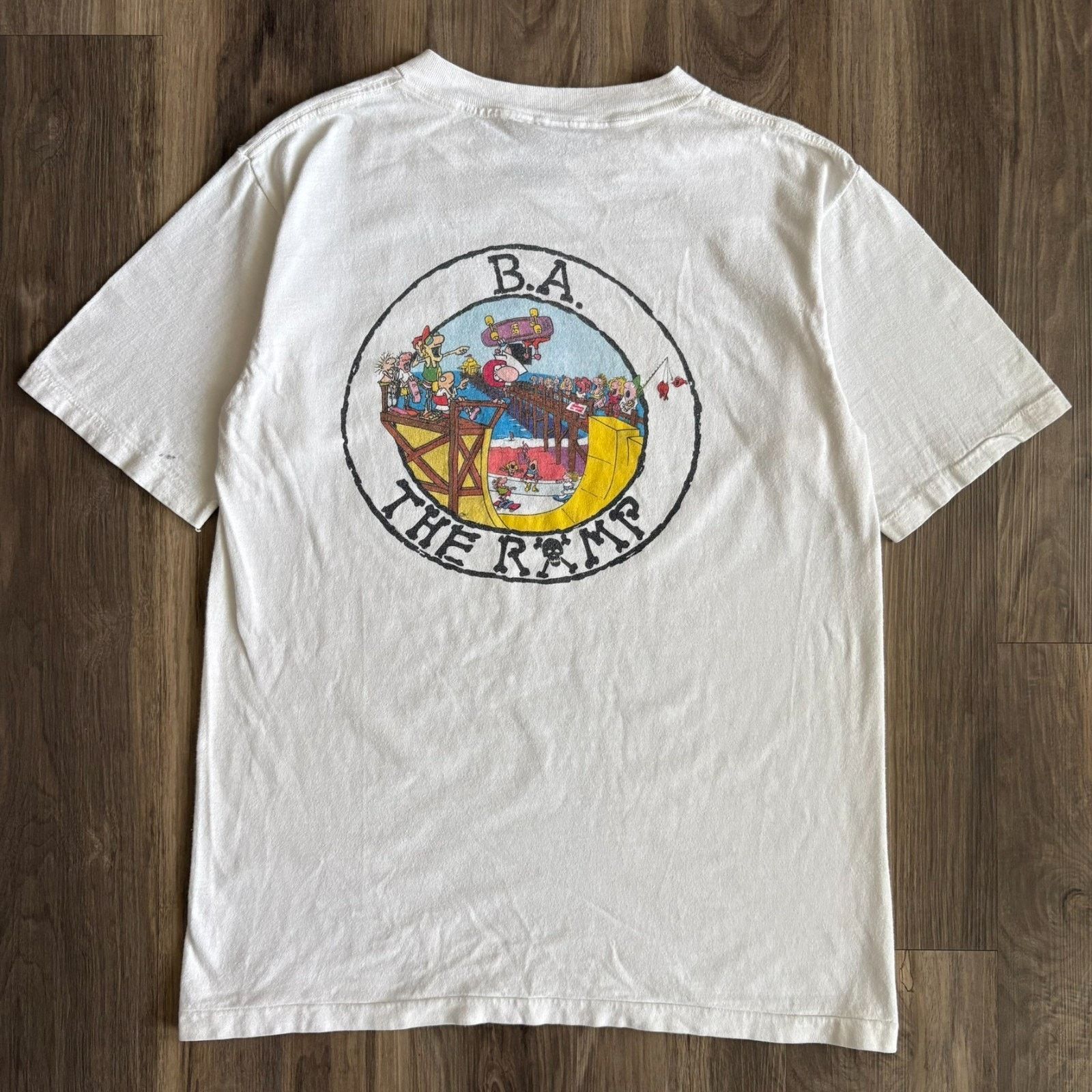 Vintage Vintage Skate T-Shirt BA The Ramp Men's Size M Size US M / EU 48-50 / 2 - 1 Thumbnail