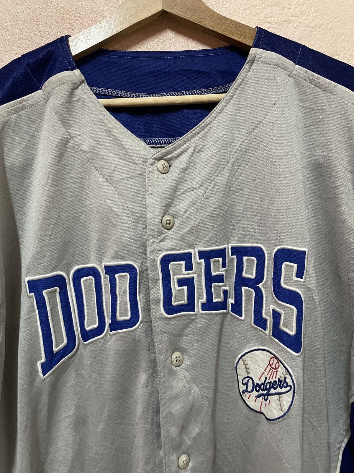 MLB × Vintage Vintage Los Angeles Dodgers Jersey MLB Baseball Y2K Baggy XL Size US XL / EU 56 / 4 - 4 Thumbnail
