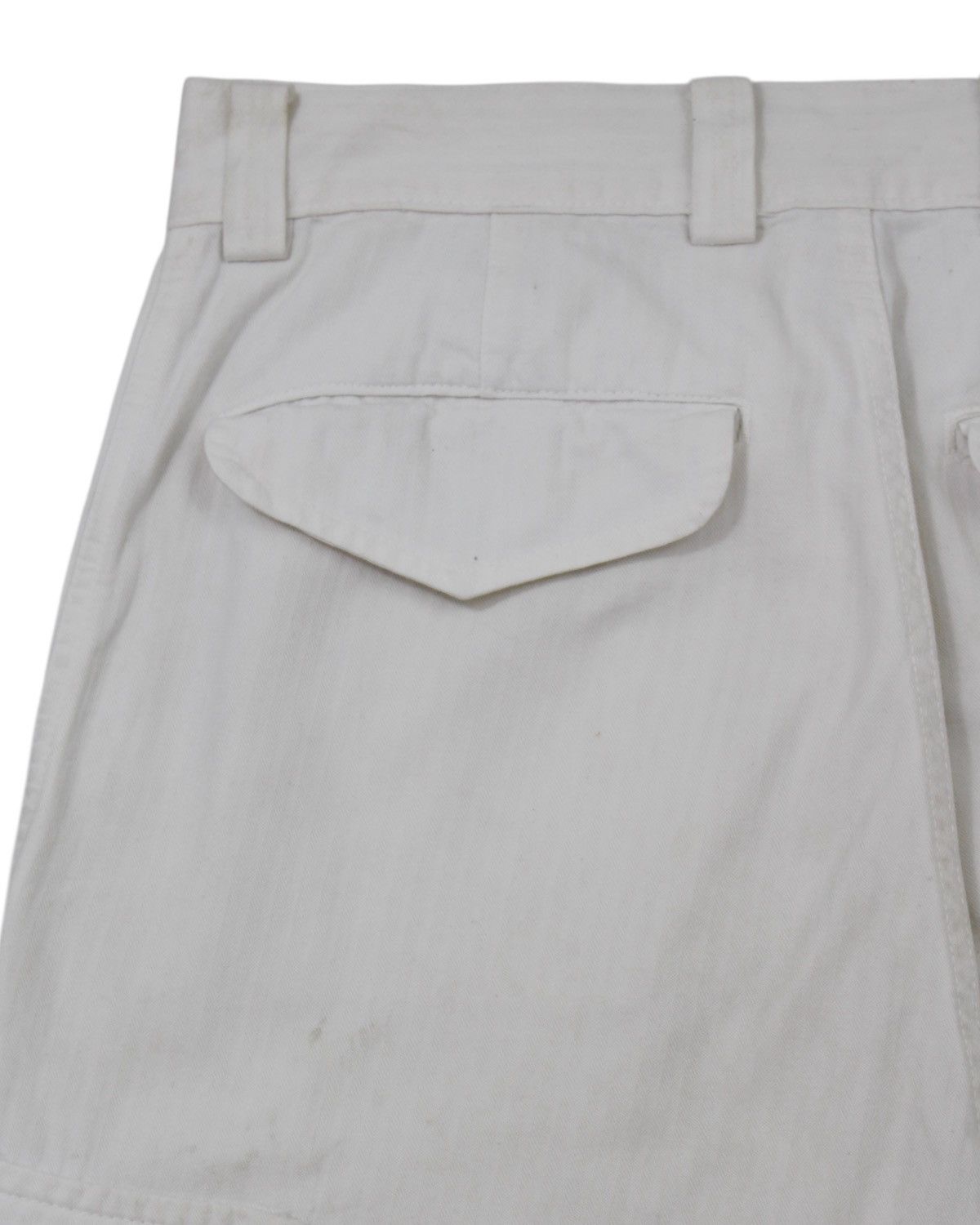 Japanese Brand × Johnbull × Vintage 2000S JOHNBULL HEAVY WHITE UTILITY CARGO PANTS Size US 30 / EU 46 - 6 Thumbnail