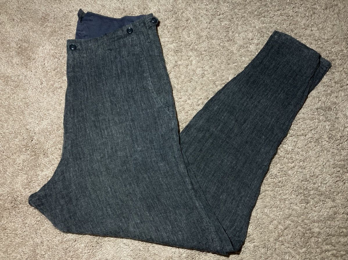 Yohji Yamamoto Sample Yohji Yamamoto Pour Homme Pants Gray Skinny 00s Size US 34 / EU 50 - 1 Thumbnail