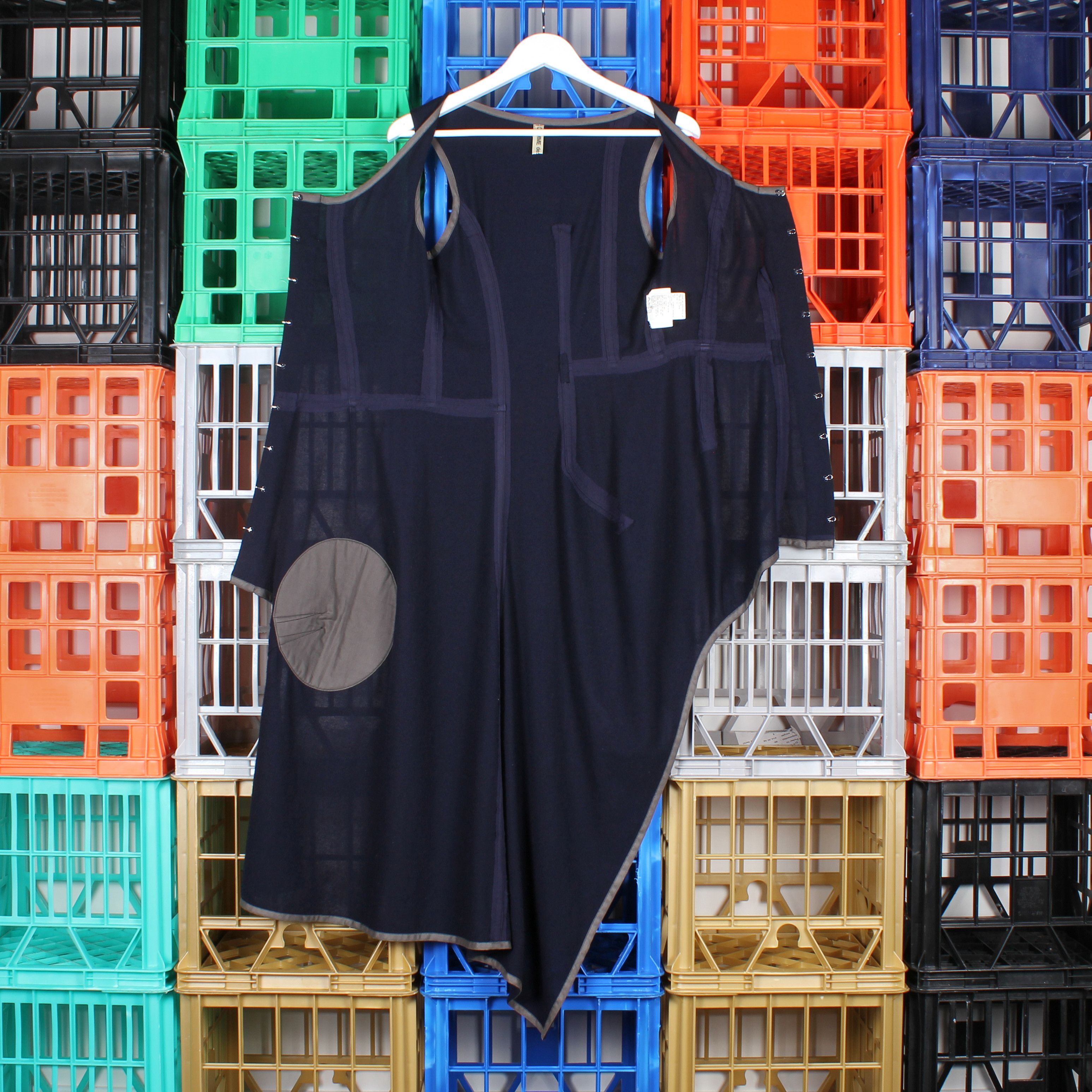 Comme des Garcons AW 1998 “Inside Out” Deconstructed Wool Runway Dress Size M / US 6-8 / IT 42-44 - 6 Thumbnail