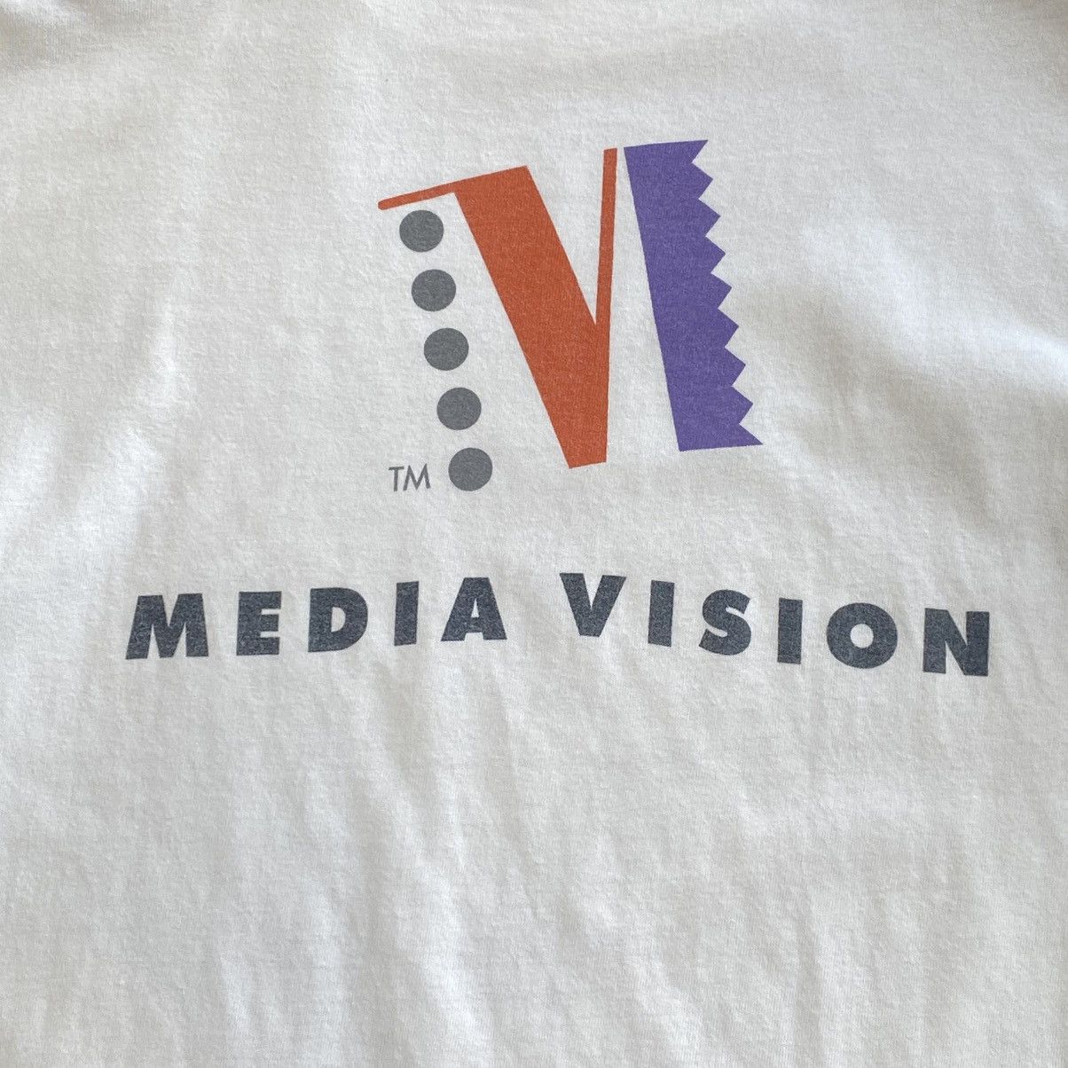 Vintage Vintage Early 90's Media Vision Tee Size US L / EU 52-54 / 3 - 6 Thumbnail