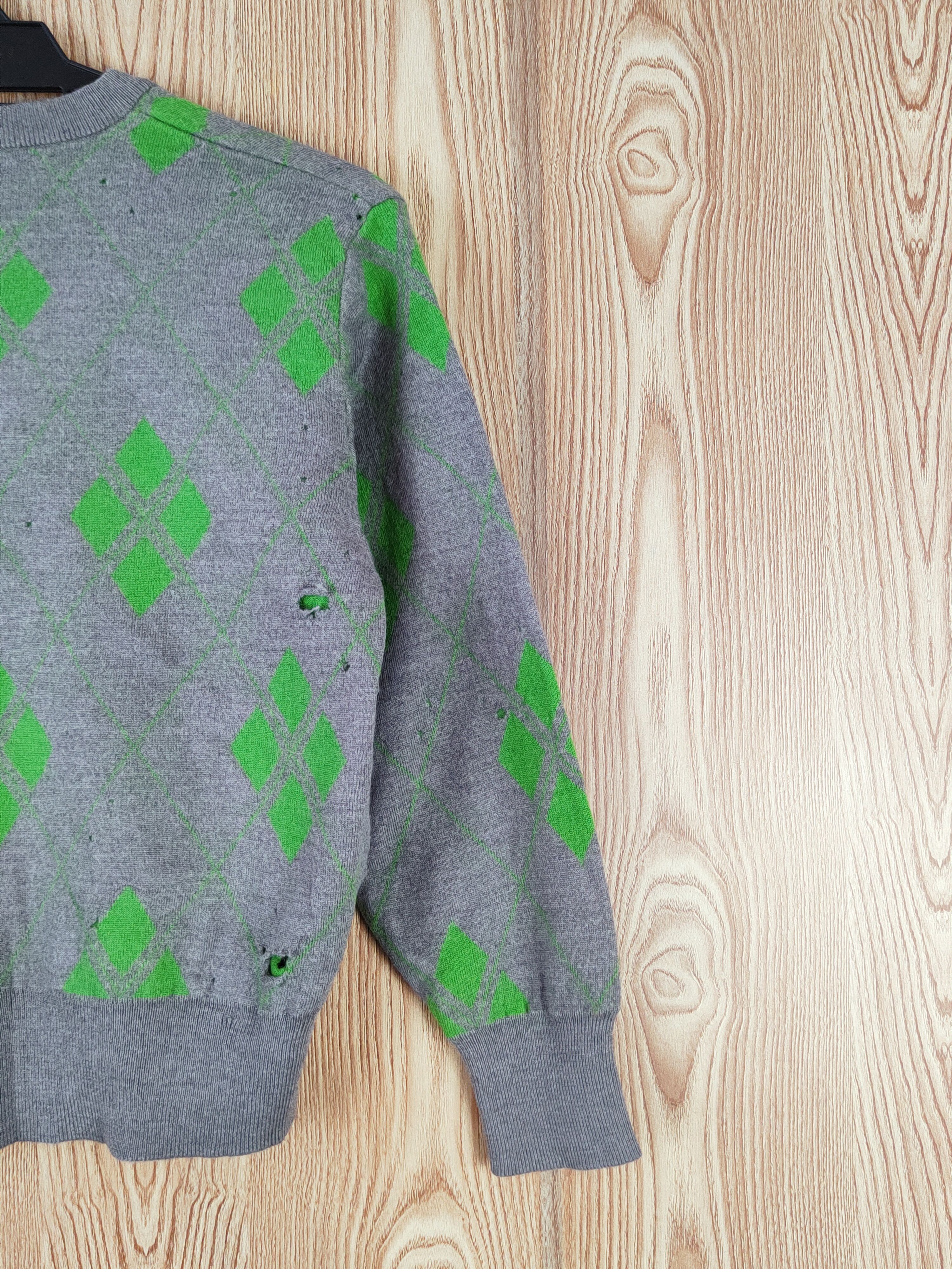 Christian Dior Monsieur Christian Dior Sports ripped Knitwear Sweatshirts #W740 Size S / US 4 / IT 40 - 14 Thumbnail