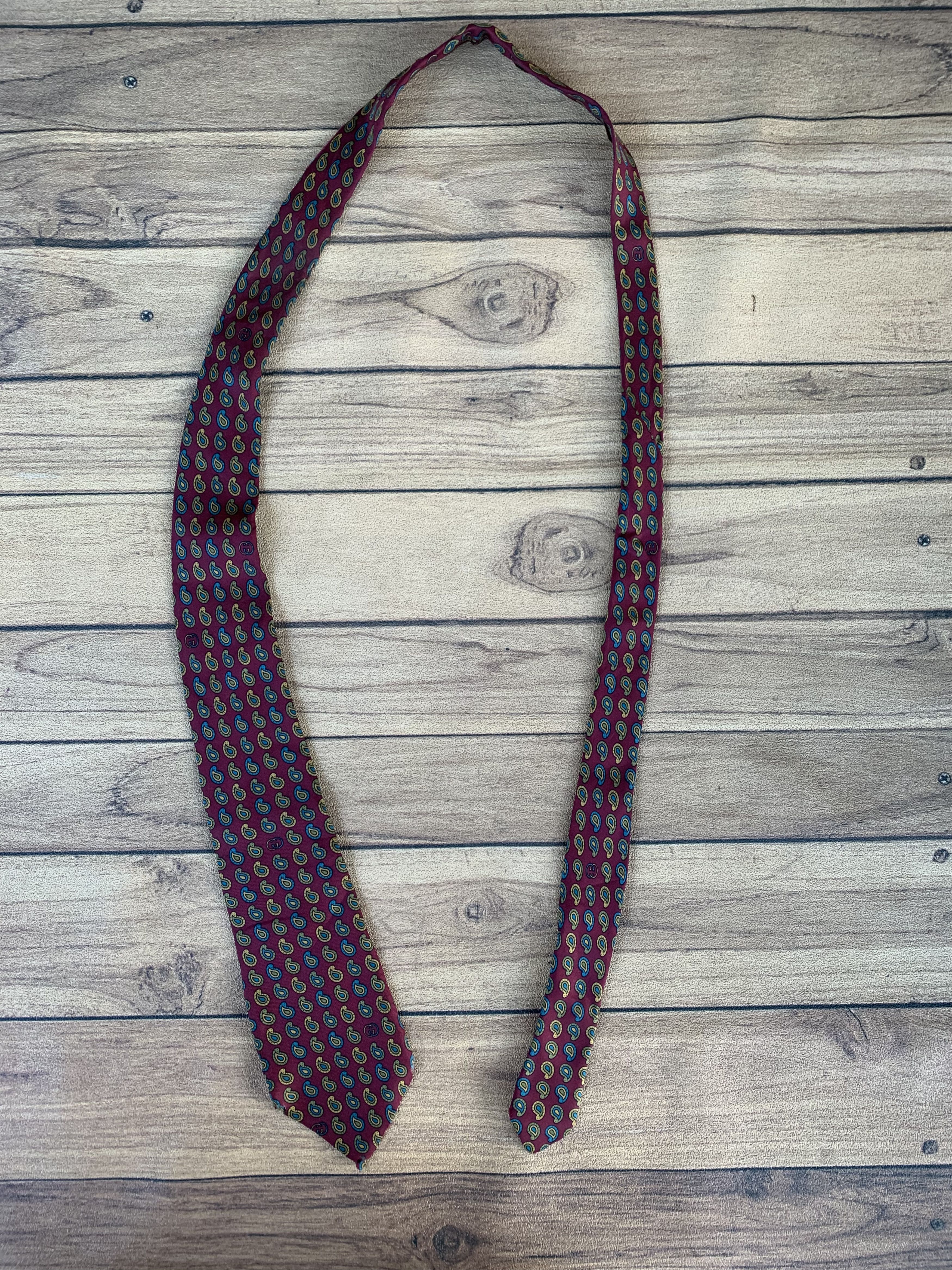Burberry Vintage Burberrys tie fullprint Size ONE SIZE - 7 Thumbnail