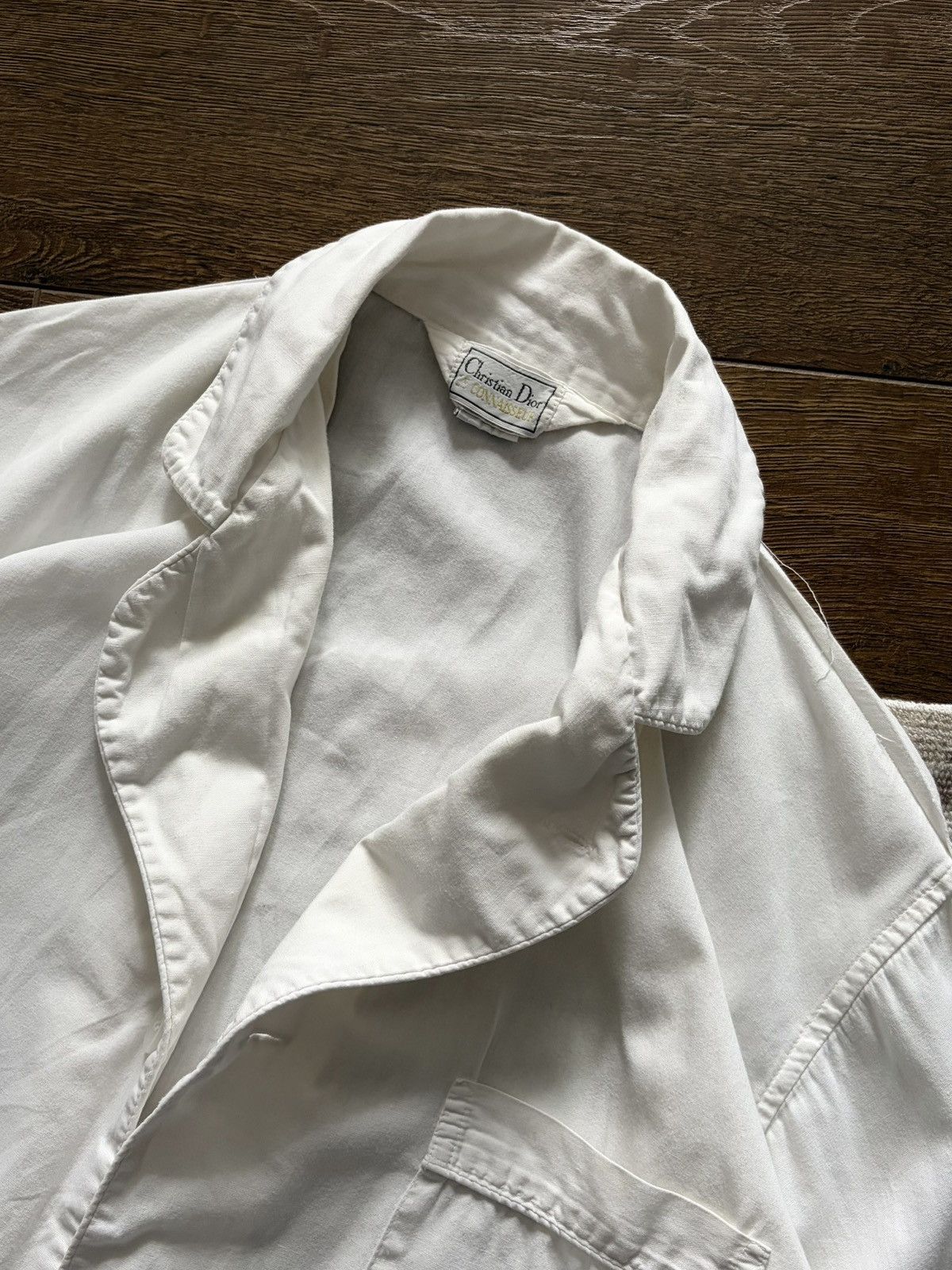 Christian Dior Monsieur Christian Dior Connaisseur Archive White Shirt Vintage Size US M / EU 48-50 / 2 - 4 Thumbnail