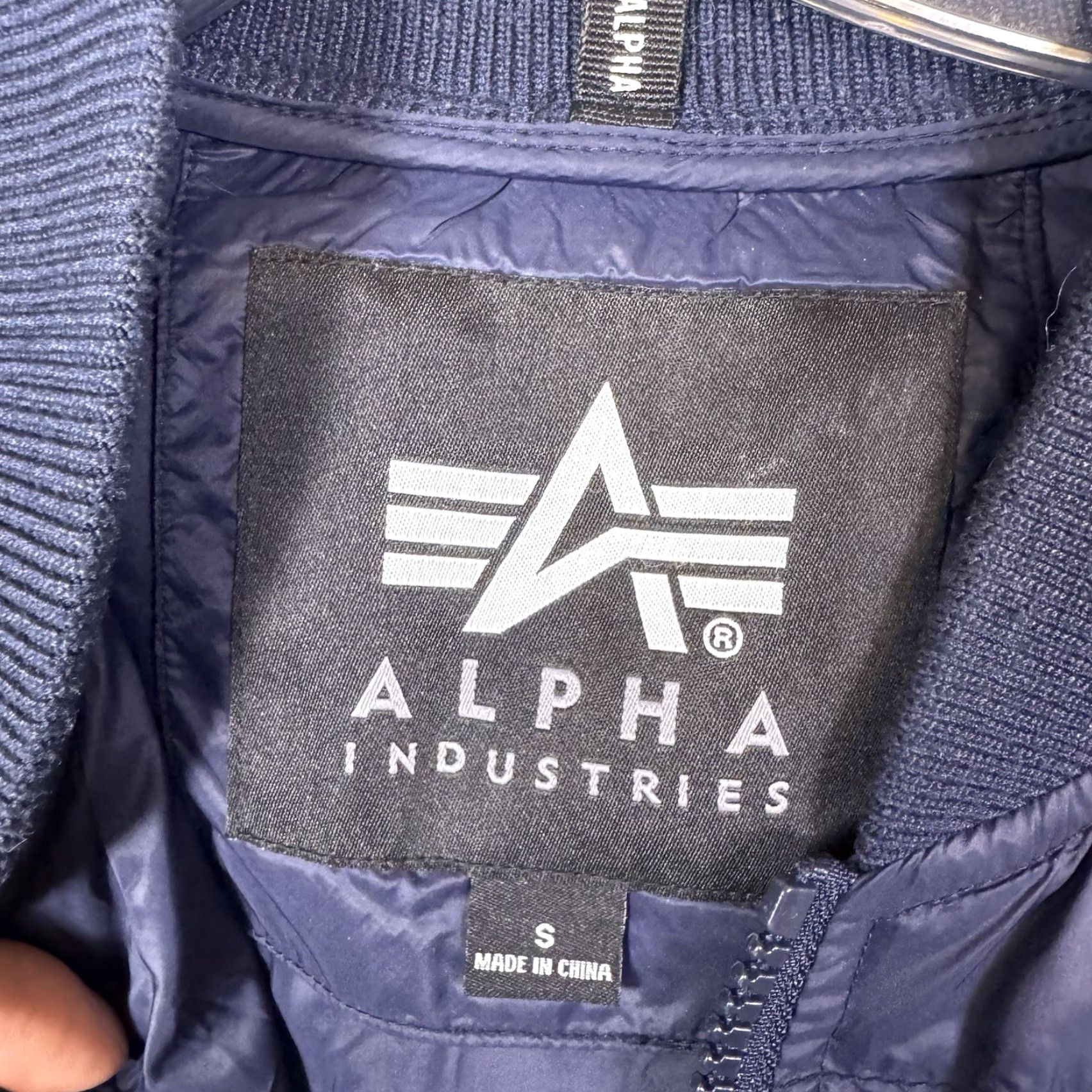 Alpha Industries Alpha Industries Jacket Mens S MA-1 Bomber Flight Quilted Puffer Full Zip Size US XL / EU 56 / 4 - 5 Thumbnail