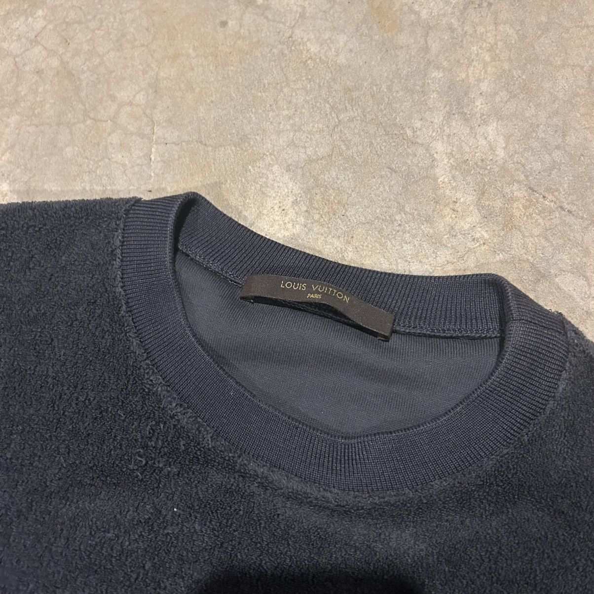 Designer × Louis Vuitton Louis Vuitton SS16 Pile Terry Cloth Embroidered Sweatshirt Size US S / EU 44-46 / 1 - 5 Thumbnail