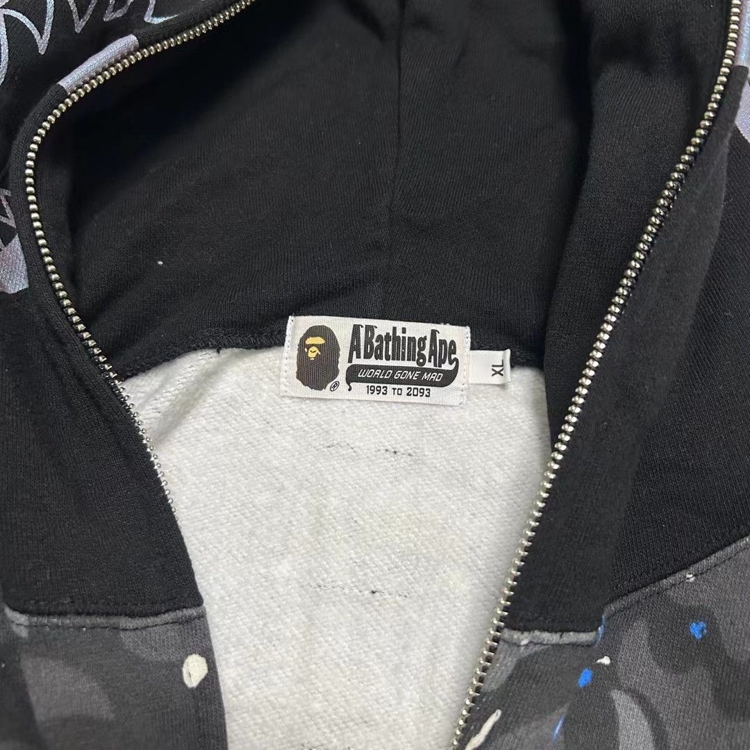 Bape COLOR CAMO SHARK FULL ZIP HOODIE Size US XL / EU 56 / 4 - 7 Thumbnail