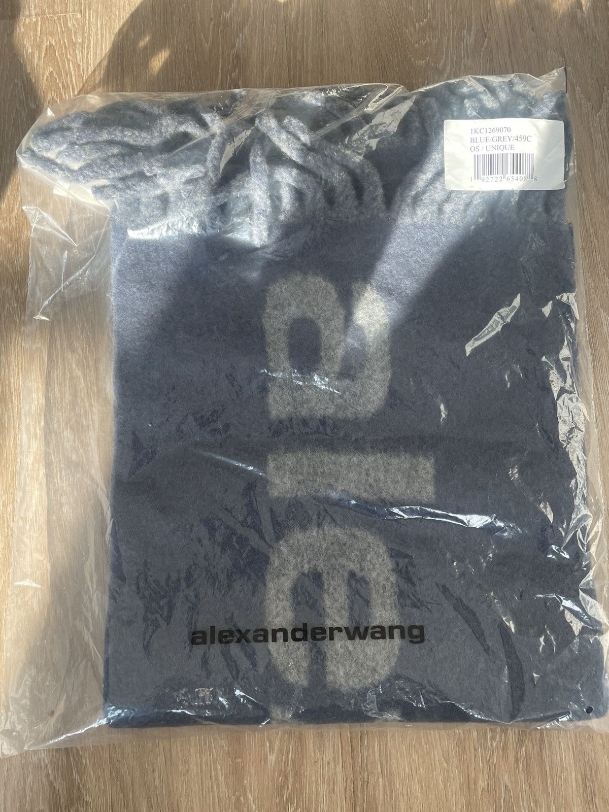 Alexander Wang Alexander Wang Jacquard Logo Scarf in Alpaca-Wool Blend Size ONE SIZE - 2 Thumbnail