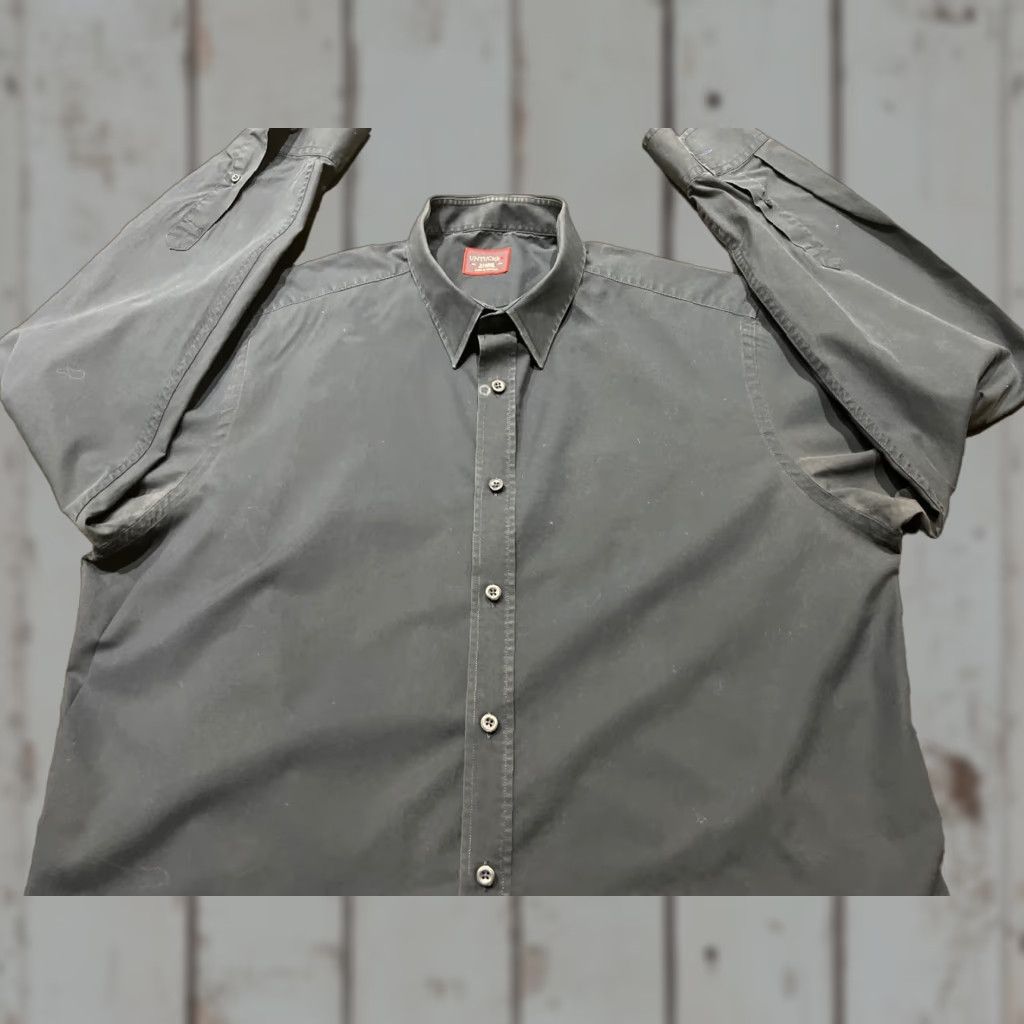 UNTUCKit UNTUCKit Men’s Dark Blue WF Wrinkle Free L/S Button Up Shirt XL Size US XL / EU 56 / 4 - 1 Thumbnail